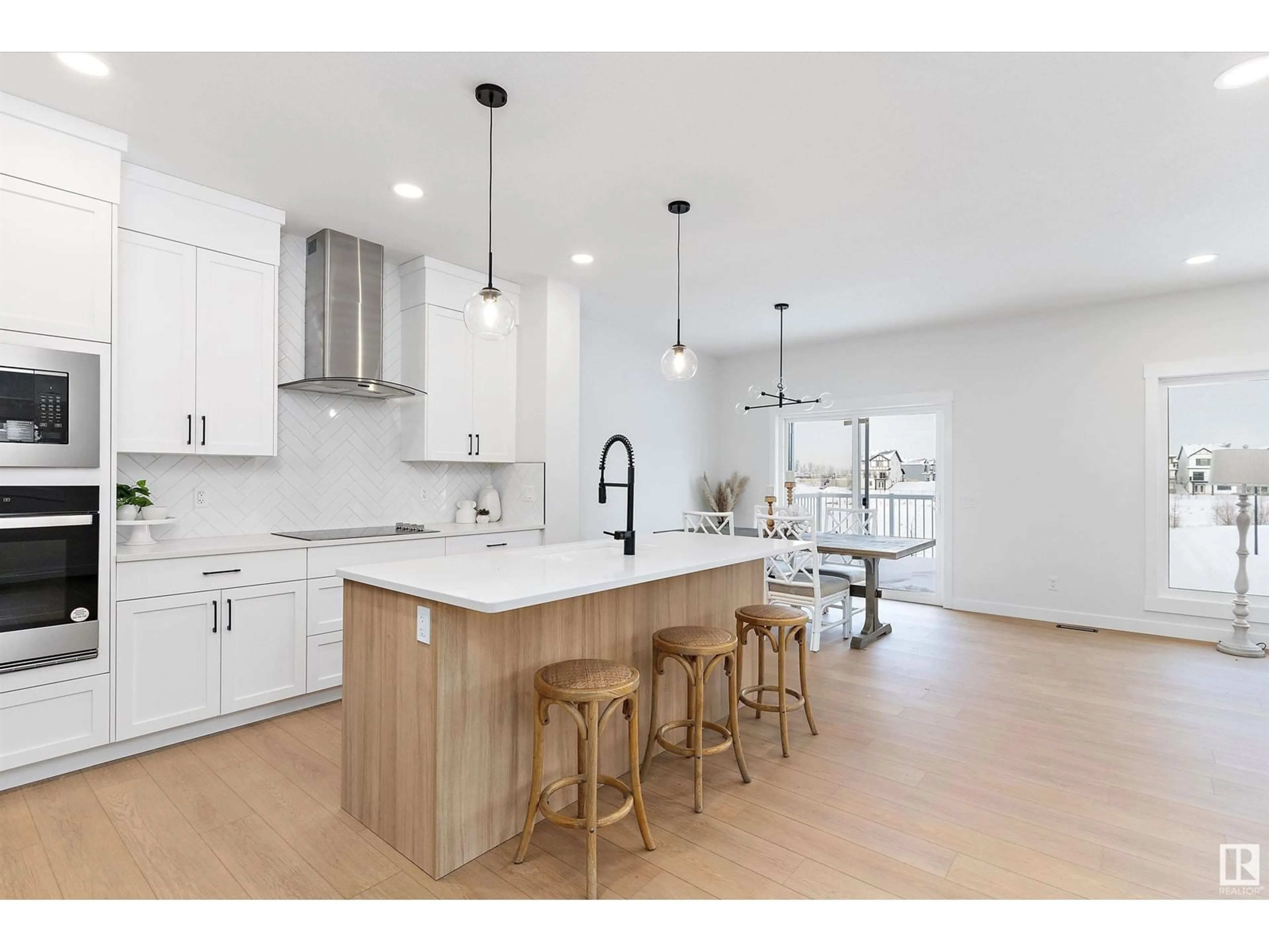 Open concept kitchen, unknown for 3910 Chrustawka PL SW, Edmonton Alberta T6W5K6