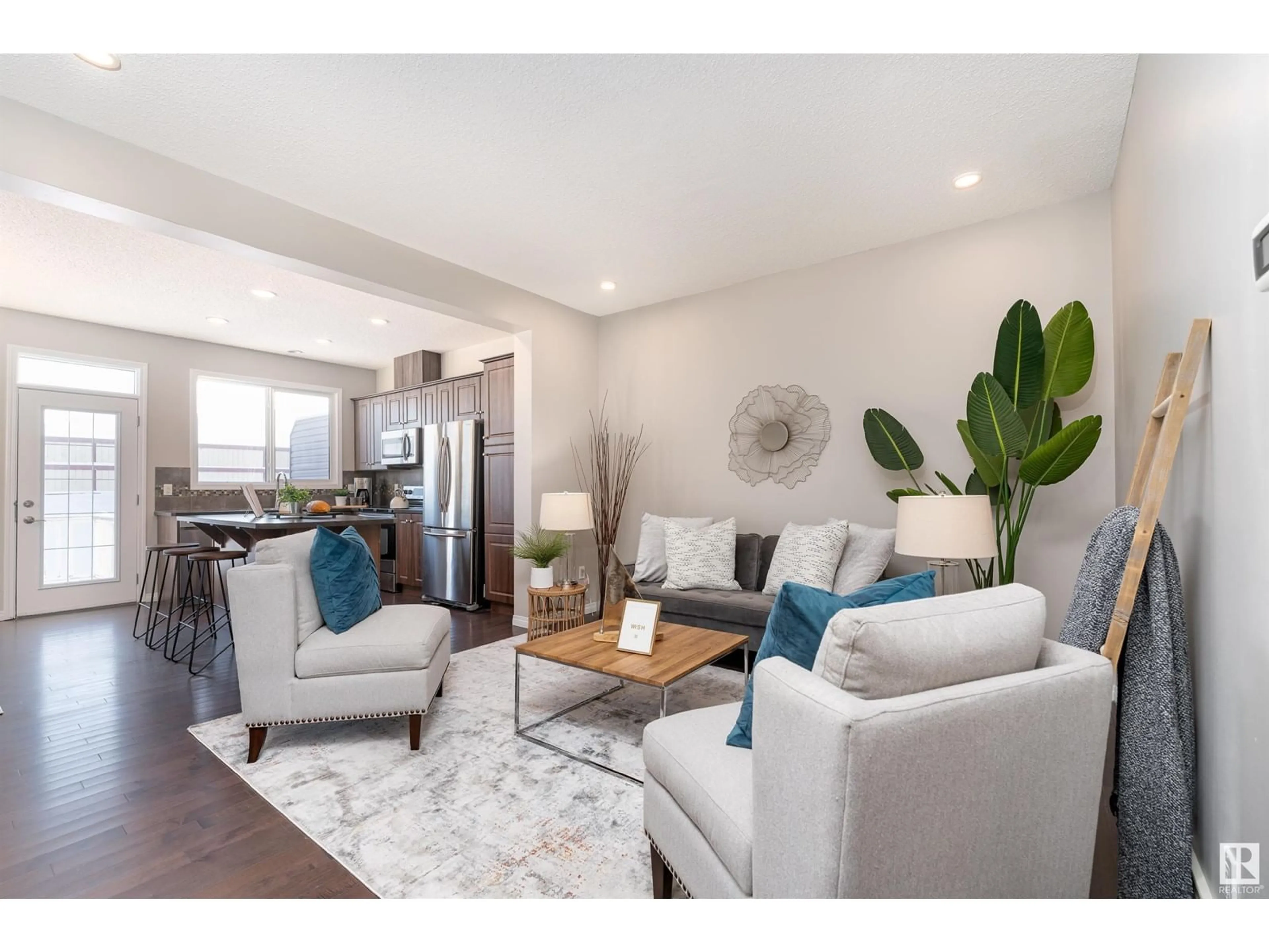 Living room with furniture, unknown for 205 STURTZ BN, Leduc Alberta T9E0Y6