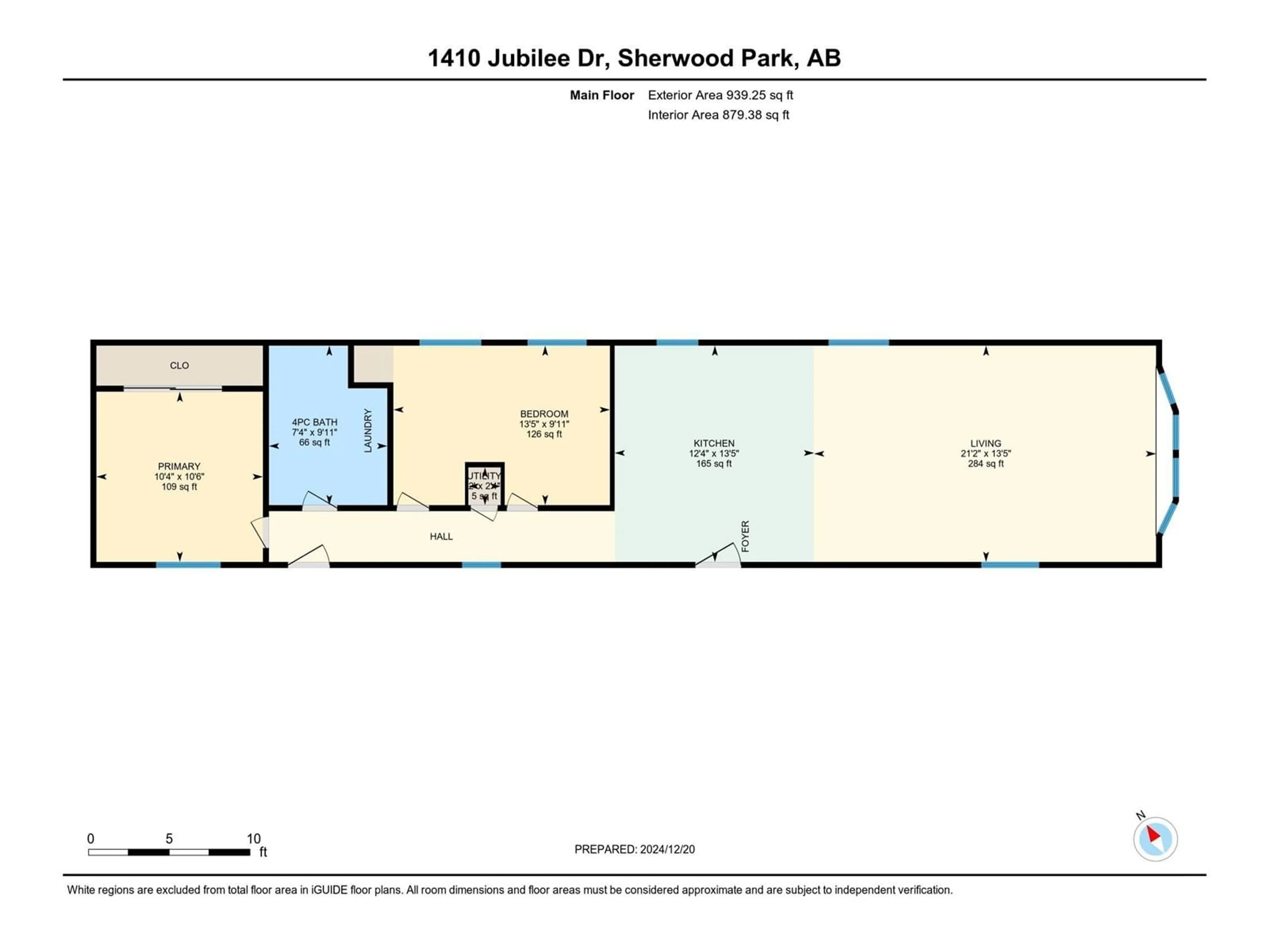 Floor plan for #1410 Jubilee Drive, Sherwood Park Alberta T8H1L7