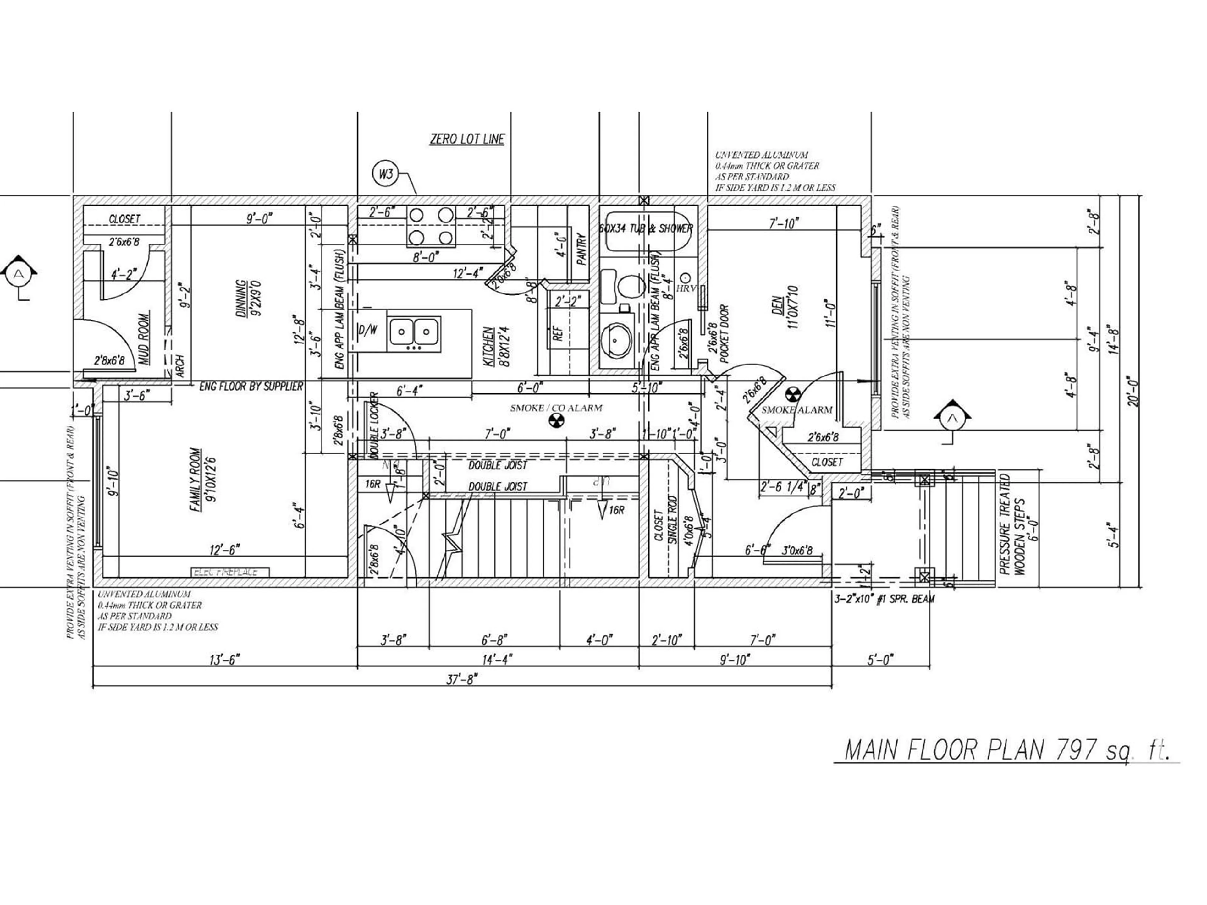 Floor plan for 3234 magpie link NW, Edmonton Alberta T5S0V4