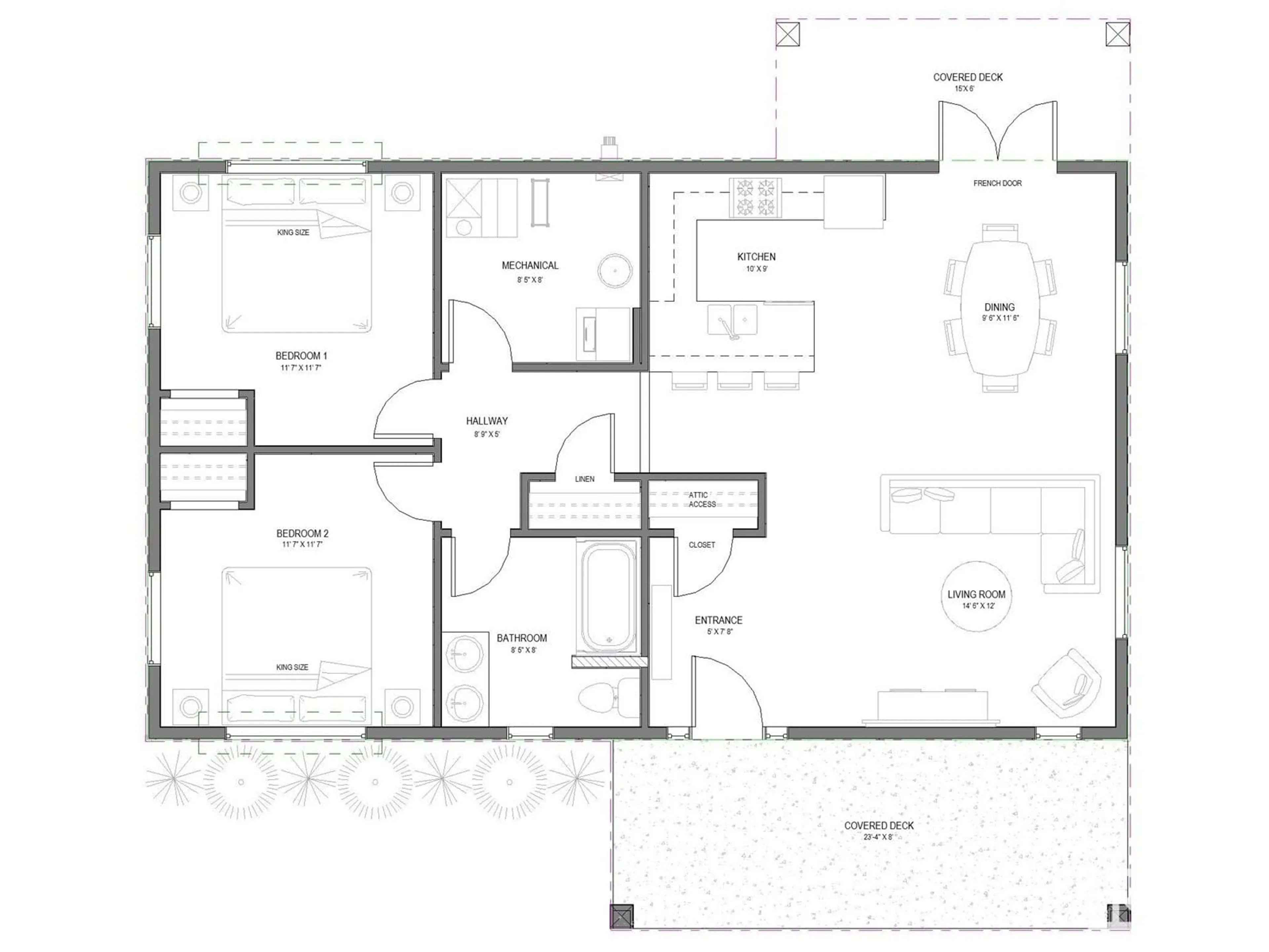 Floor plan for 4743 47 ST, Clyde Alberta T0G0P0