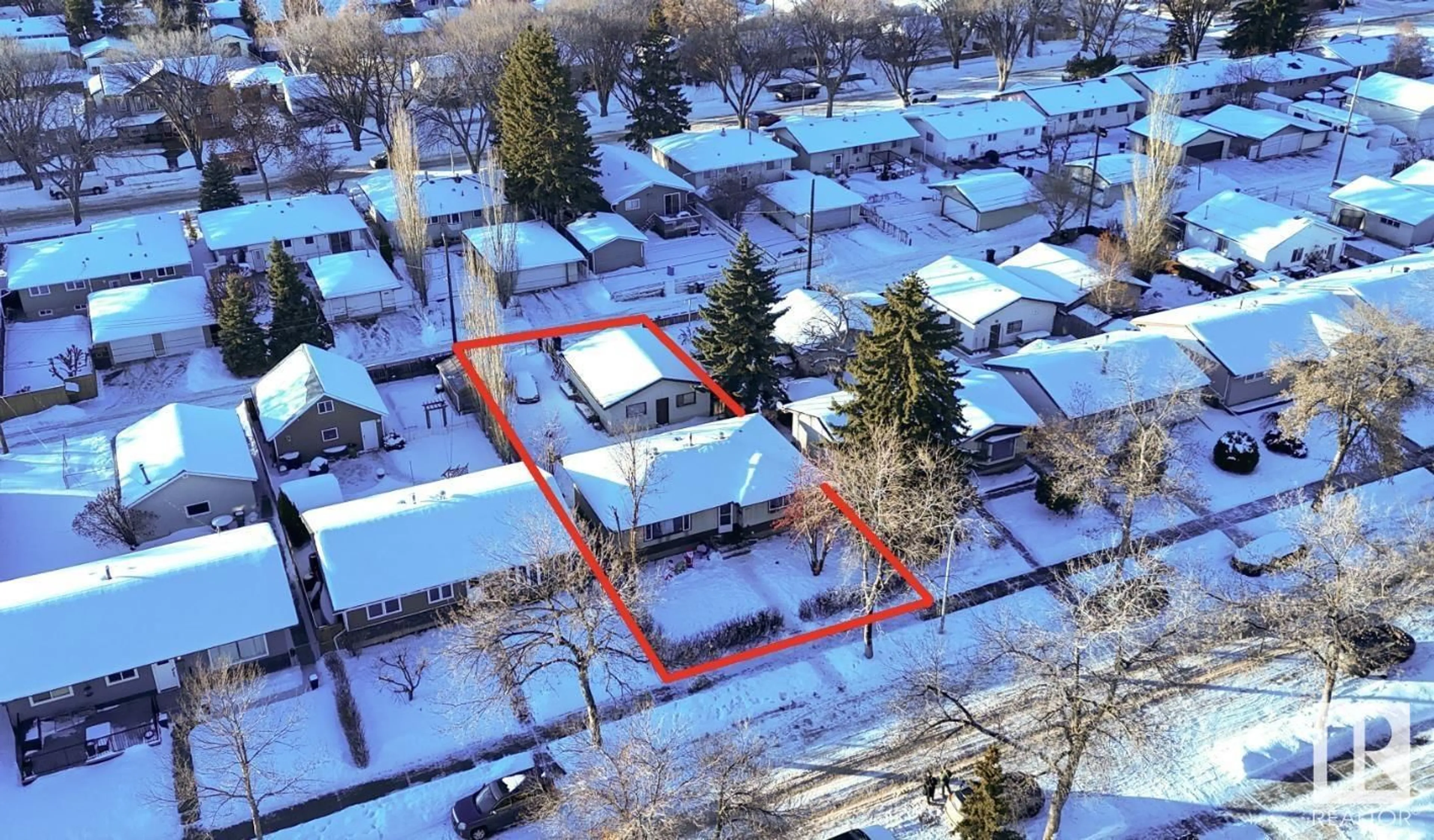 A pic from outside/outdoor area/front of a property/back of a property/a pic from drone, street for 11026 150 Street NW, Edmonton Alberta T5P1S1