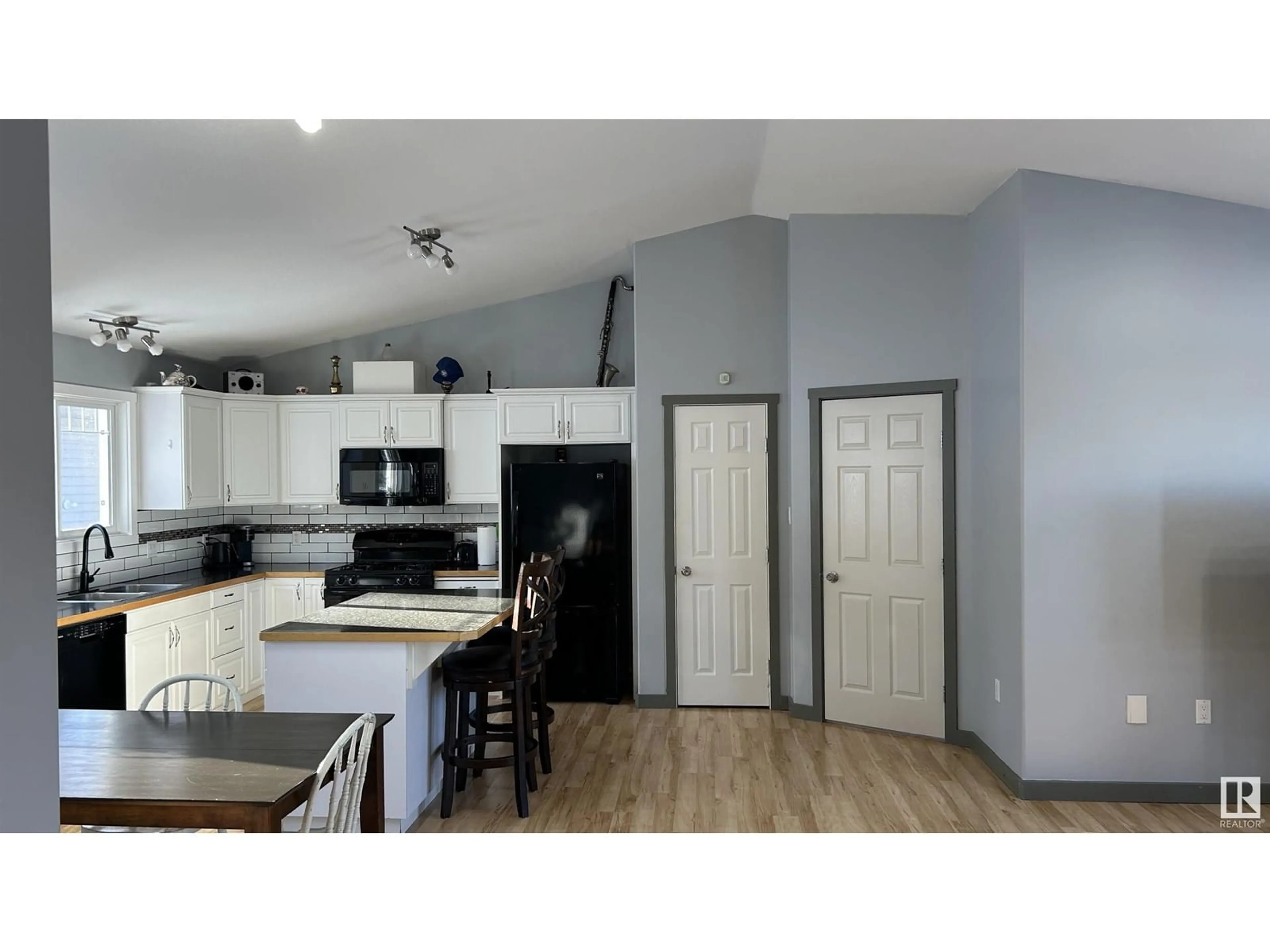 Open concept kitchen, unknown for 16338 Township Road 675, Rural Lac La Biche County Alberta T0A2T0