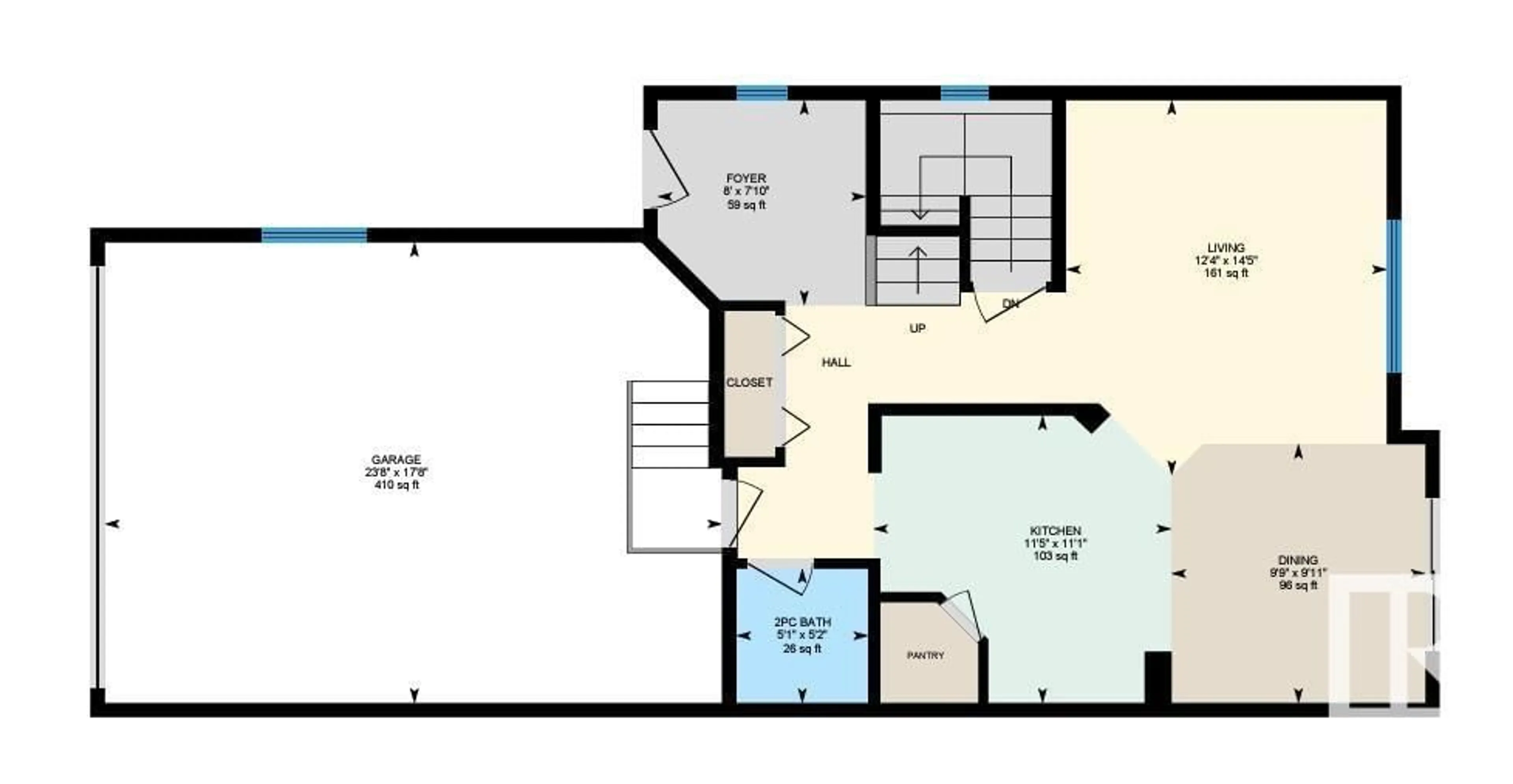 Floor plan for 6006 Sunbrook LD, Sherwood Park Alberta T8H0J5