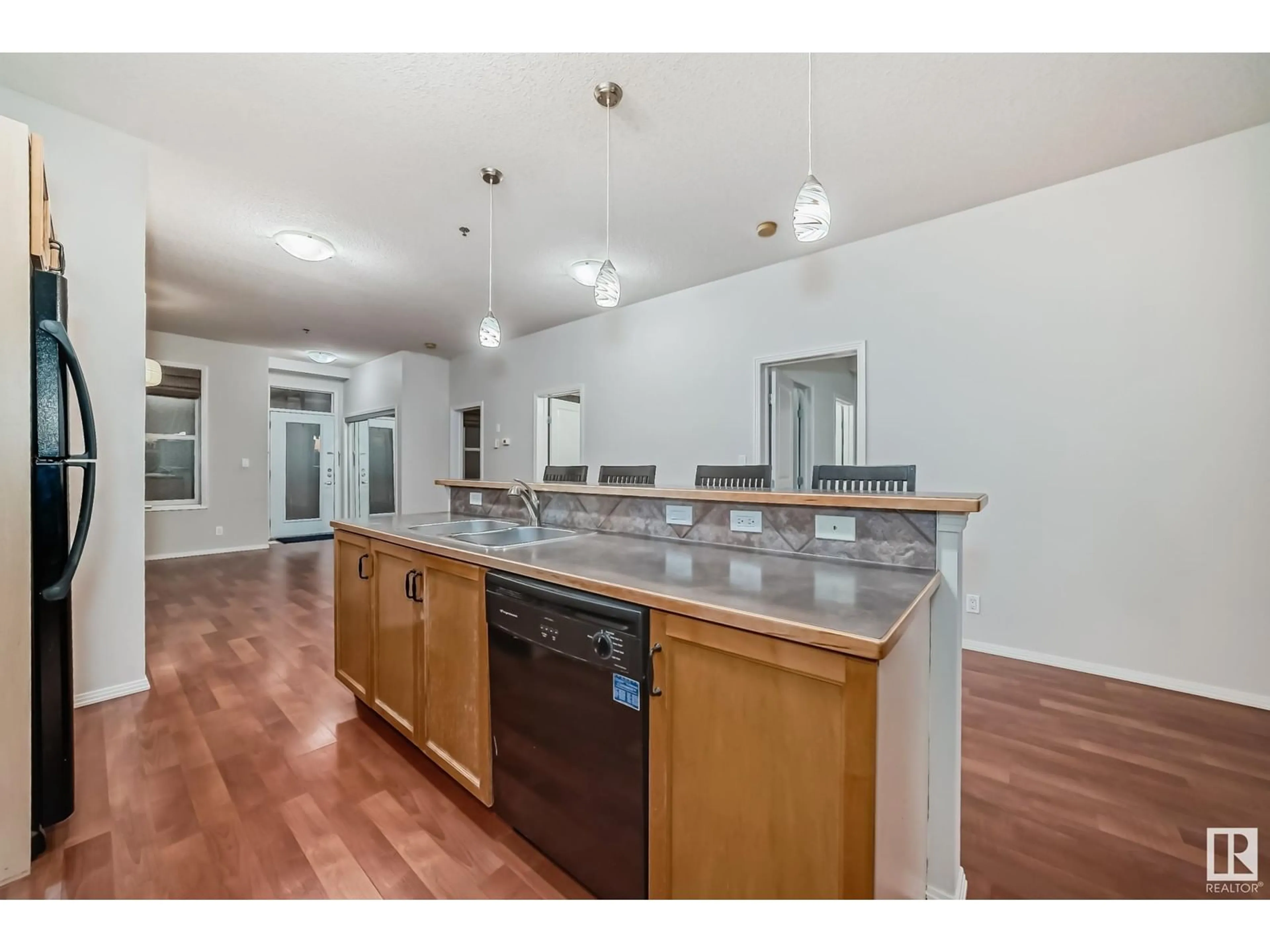 Open concept kitchen, unknown for #327 4831 104A ST NW, Edmonton Alberta T6H0R5