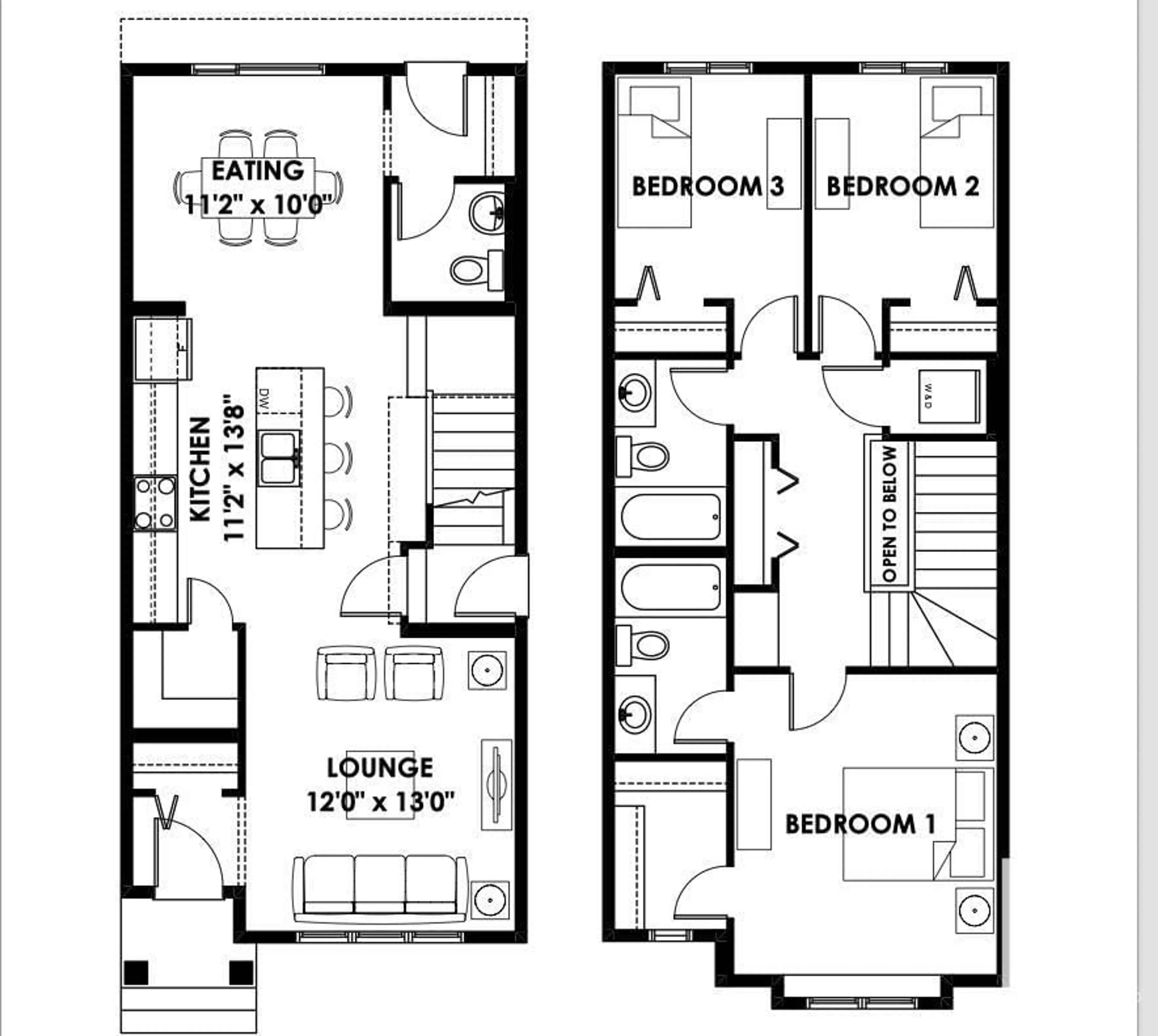 Floor plan for 728 Southfork Drive, Leduc Alberta T9E0X1