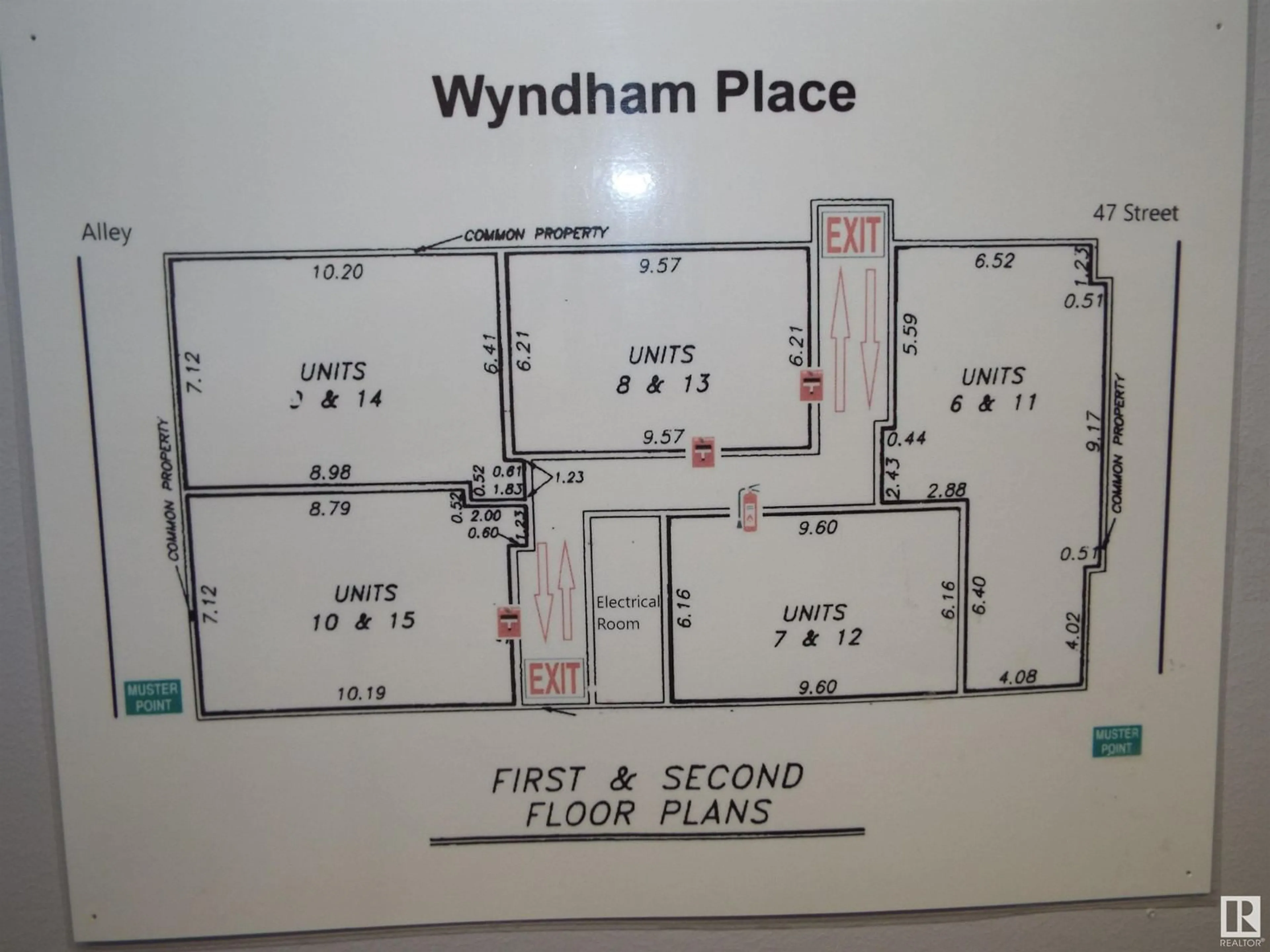 Floor plan for #7 4616 47 ST, Leduc Alberta T9E4P1