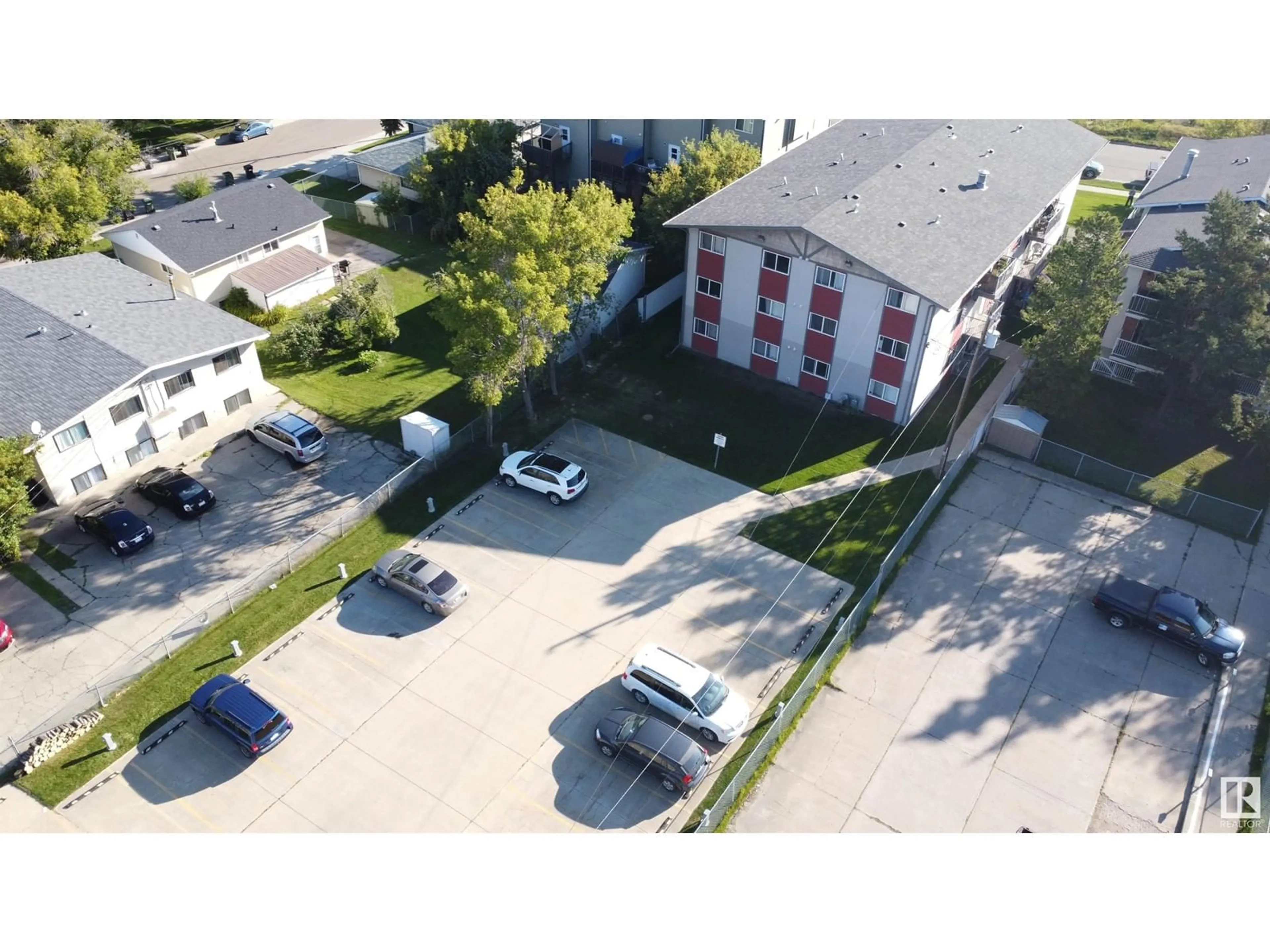 A pic from outside/outdoor area/front of a property/back of a property/a pic from drone, street for #7 4616 47 ST, Leduc Alberta T9E4P1