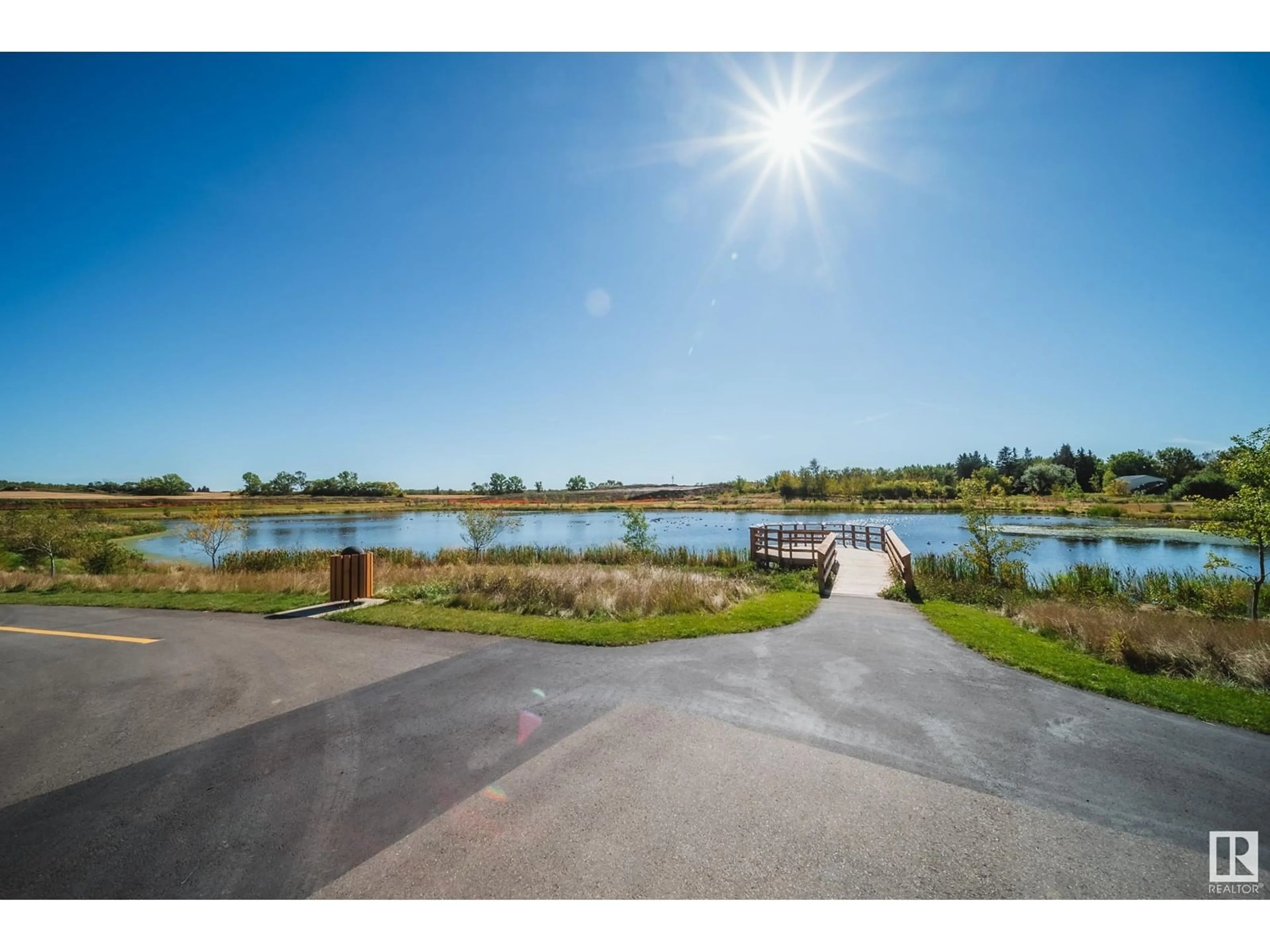 A pic from outside/outdoor area/front of a property/back of a property/a pic from drone, water/lake/river/ocean view for 17 BAKER ST, Ardrossan Alberta T8E0B6