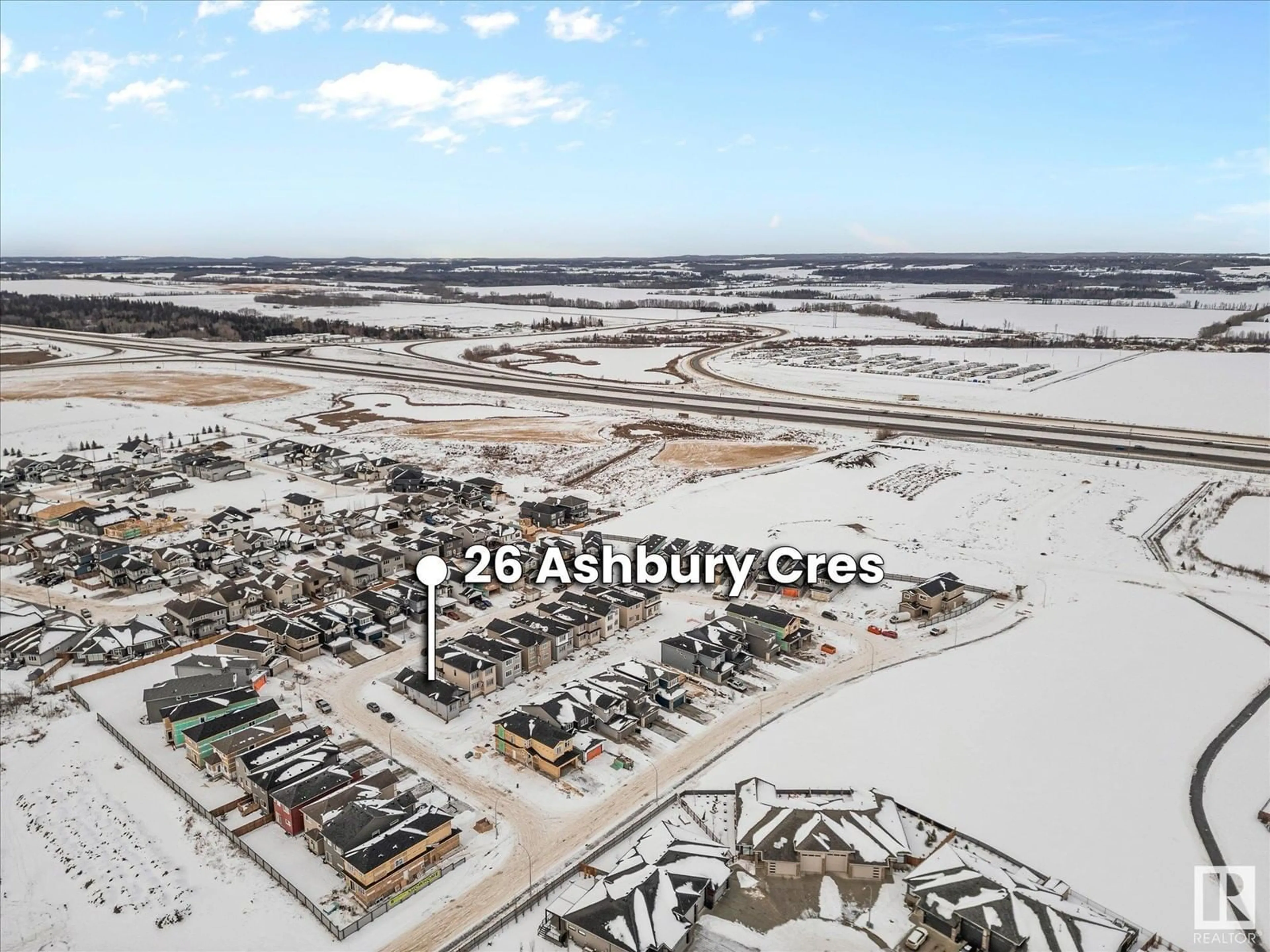 A pic from outside/outdoor area/front of a property/back of a property/a pic from drone, unknown for 26 ASHBURY CR, Spruce Grove Alberta T7X3C6