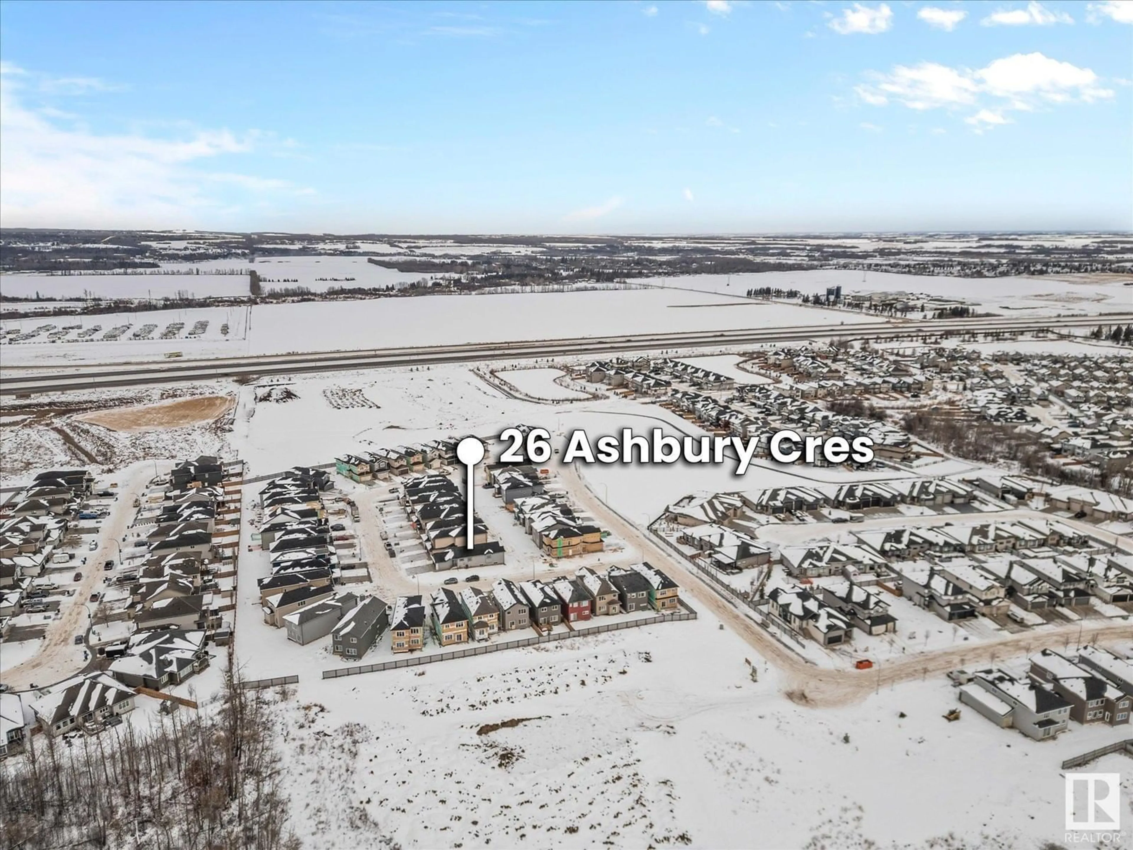 A pic from outside/outdoor area/front of a property/back of a property/a pic from drone, unknown for 26 ASHBURY CR, Spruce Grove Alberta T7X3C6