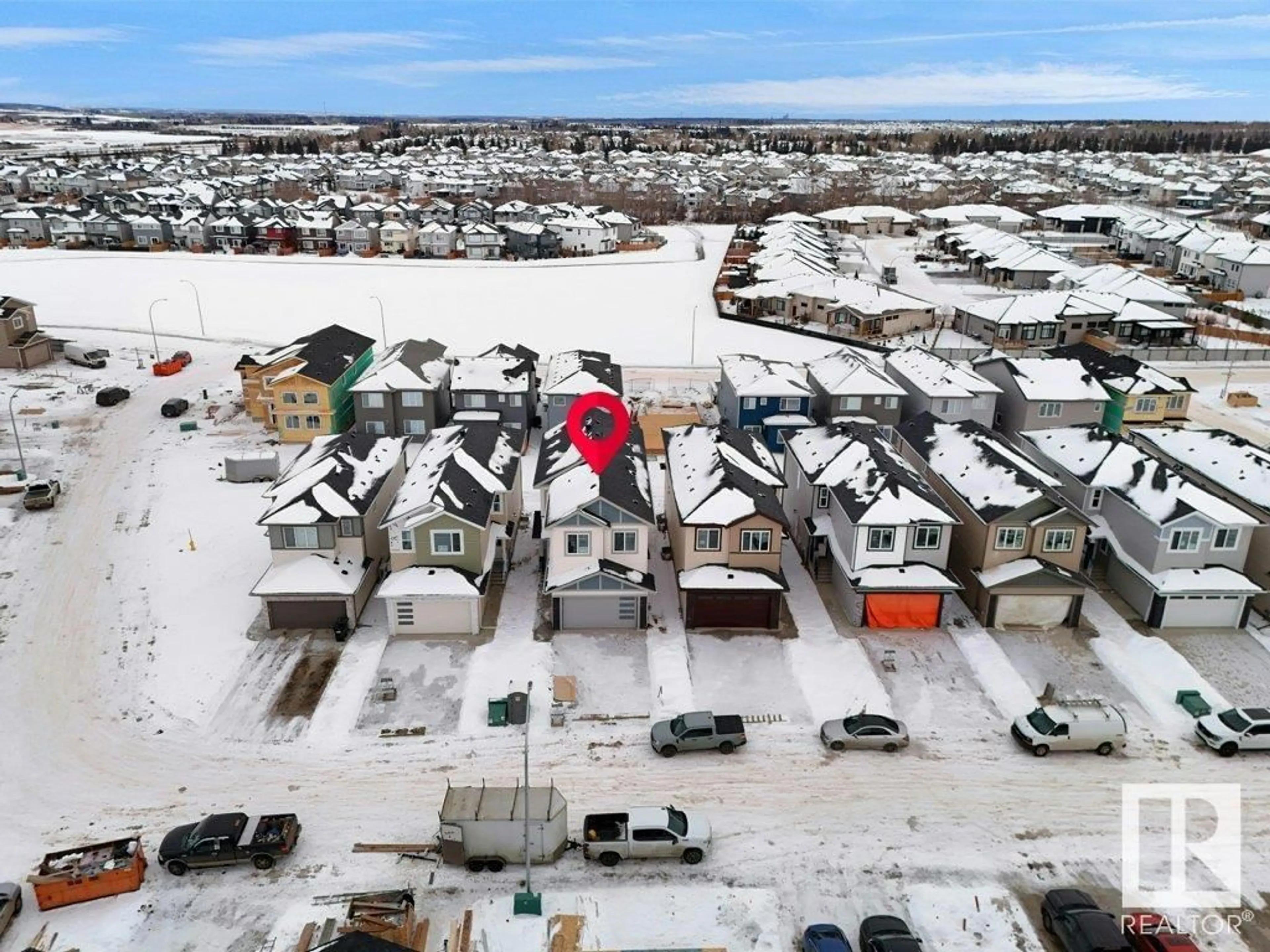 A pic from outside/outdoor area/front of a property/back of a property/a pic from drone, street for 38 ASHBURY CR, Spruce Grove Alberta T7X3C6