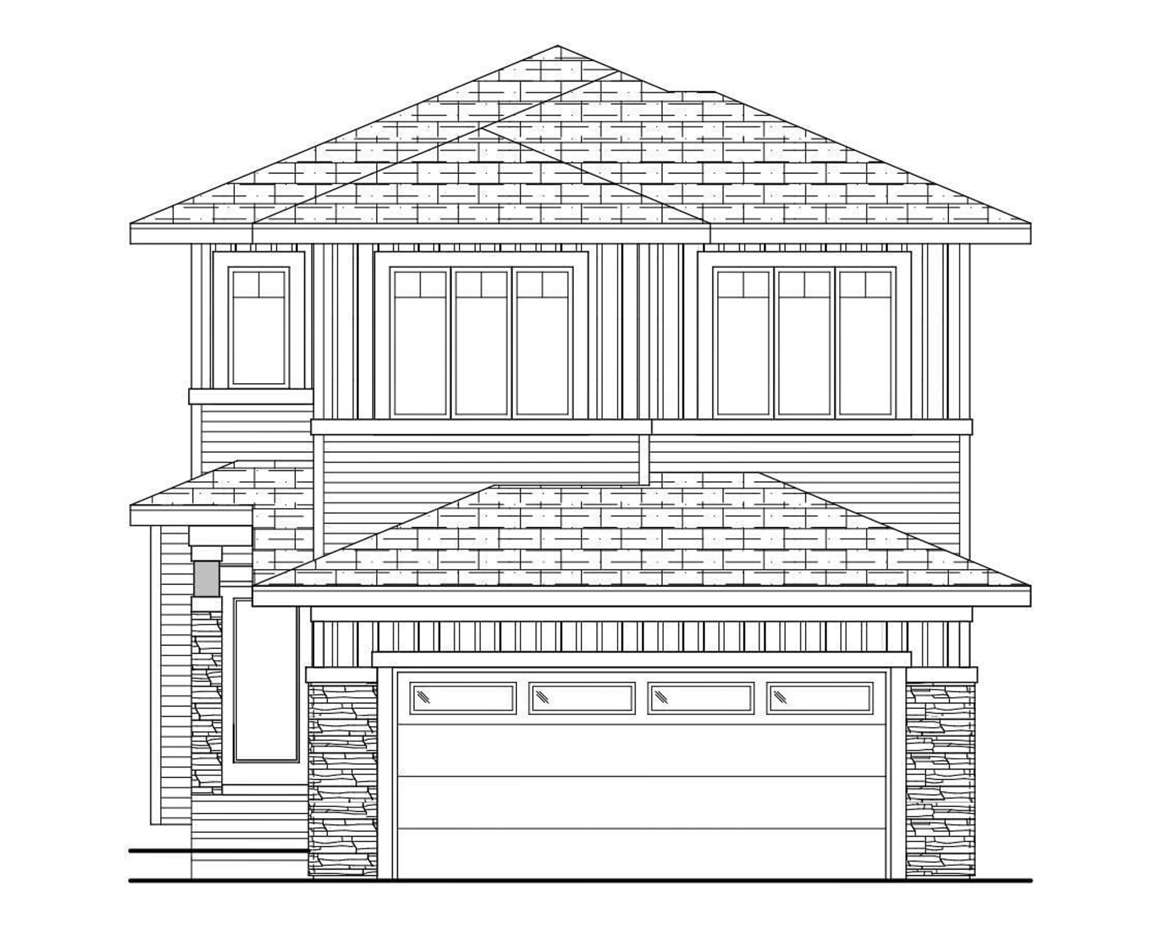 Floor plan for 148 Larch Crescent, Leduc Alberta T9E1N3