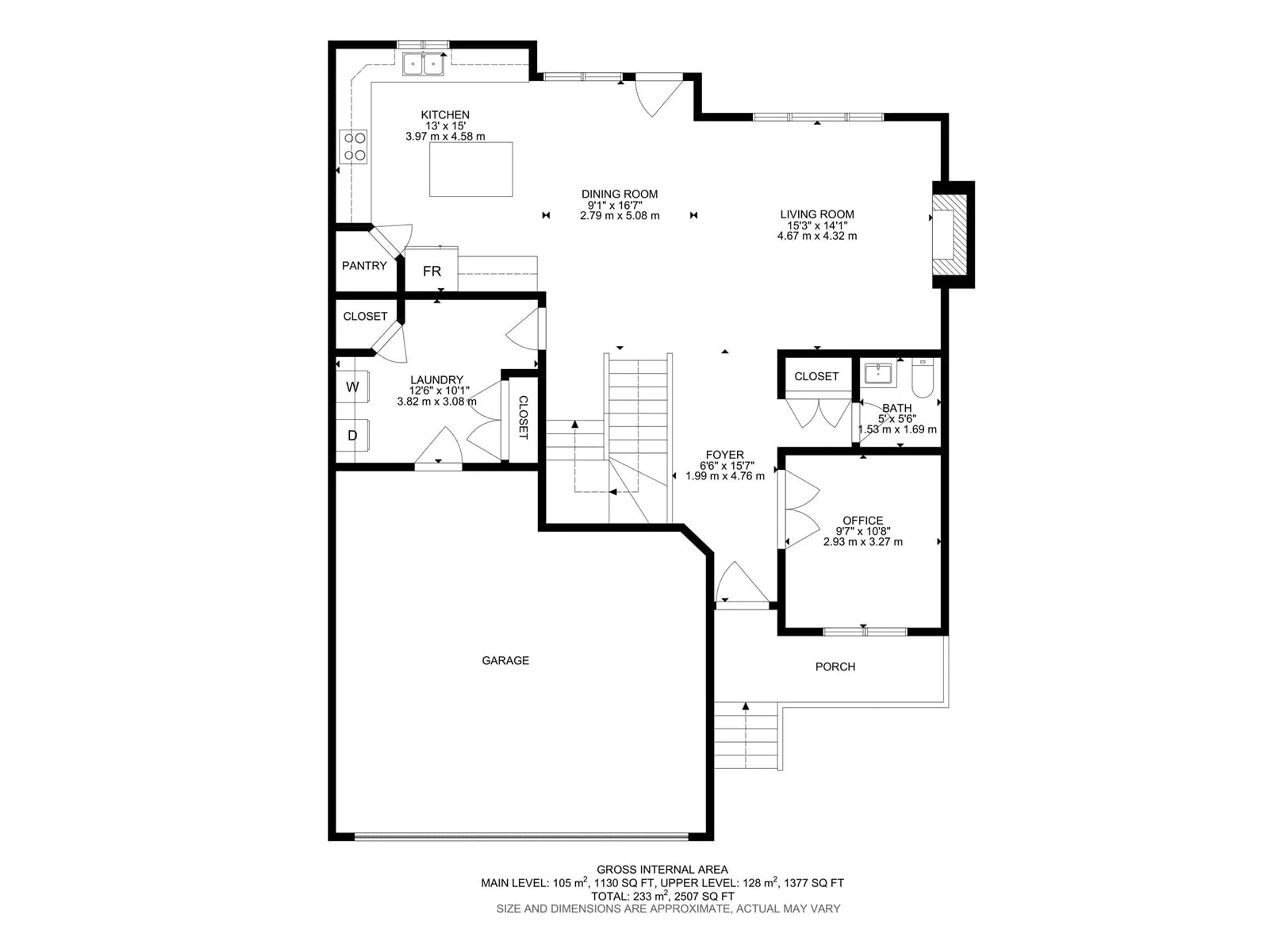 Floor plan for 30 SANTA FE CO, Fort Saskatchewan Alberta T8L0J6