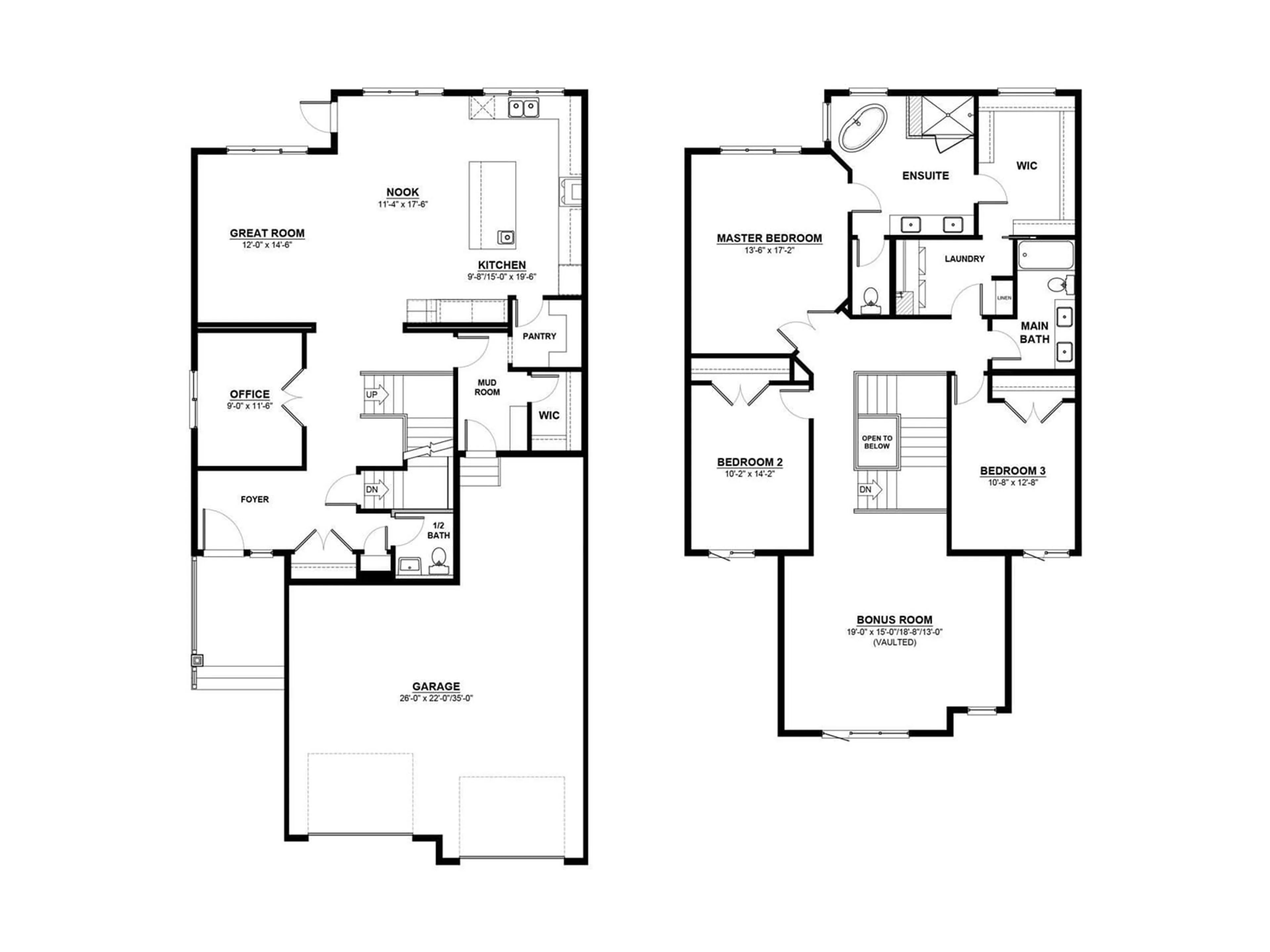 Floor plan for 285 JENSEN LAKES BV, St. Albert Alberta T8N7Z5