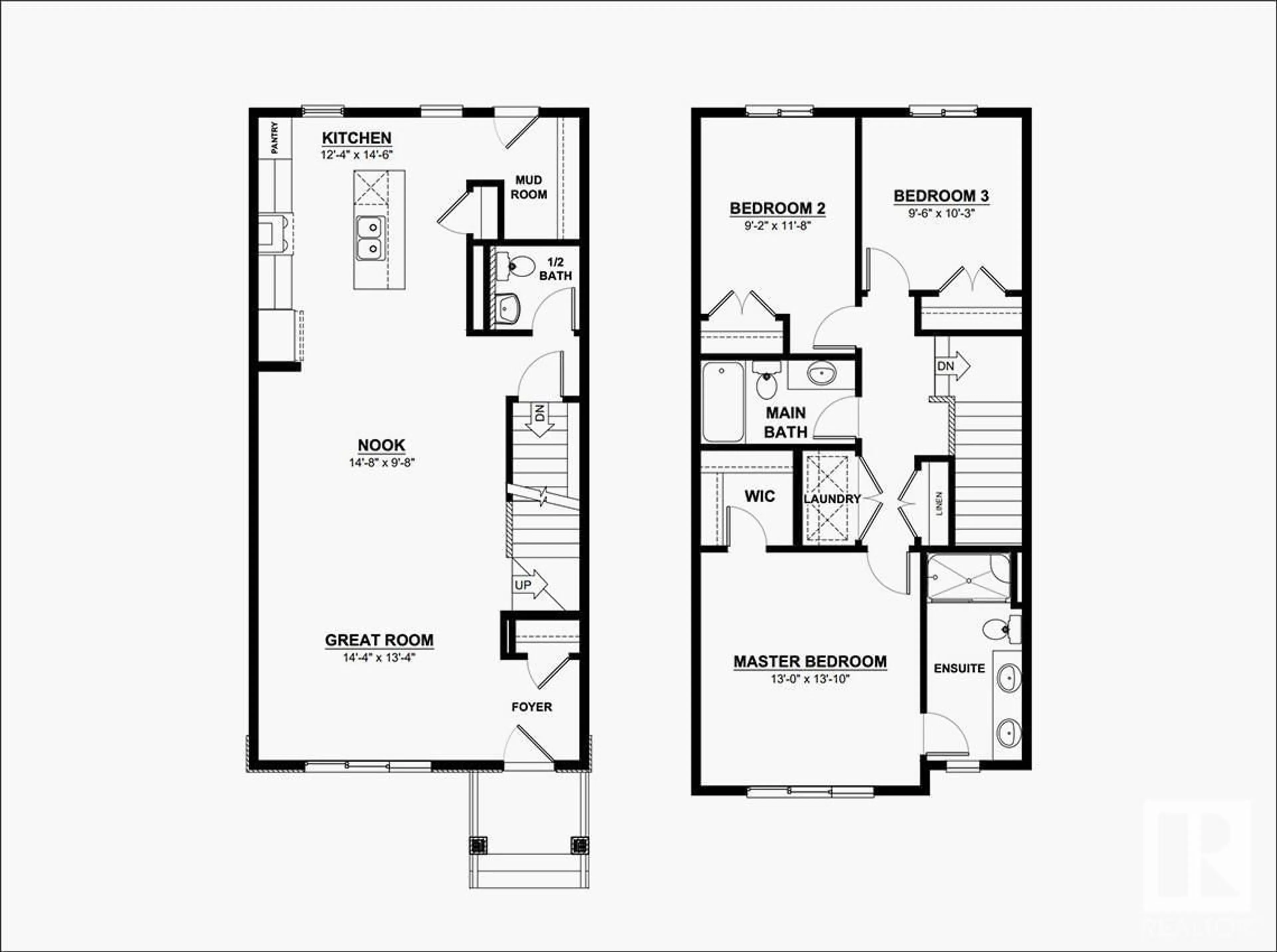 Floor plan for 7118 177A AV NW, Edmonton Alberta T5Z0T4