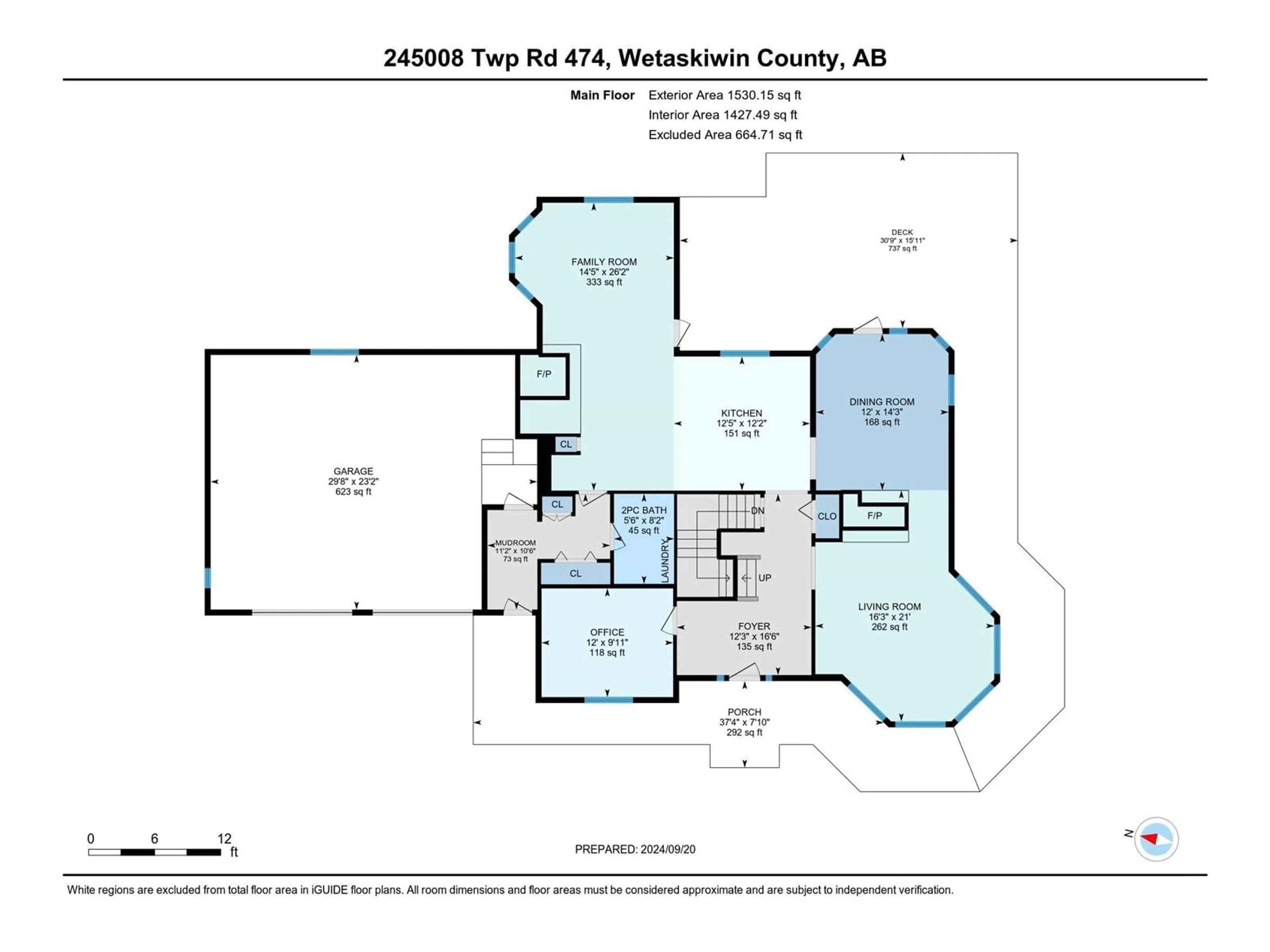 Floor plan for 245008 TWP RD 474, Rural Wetaskiwin County Alberta T0C1Z0