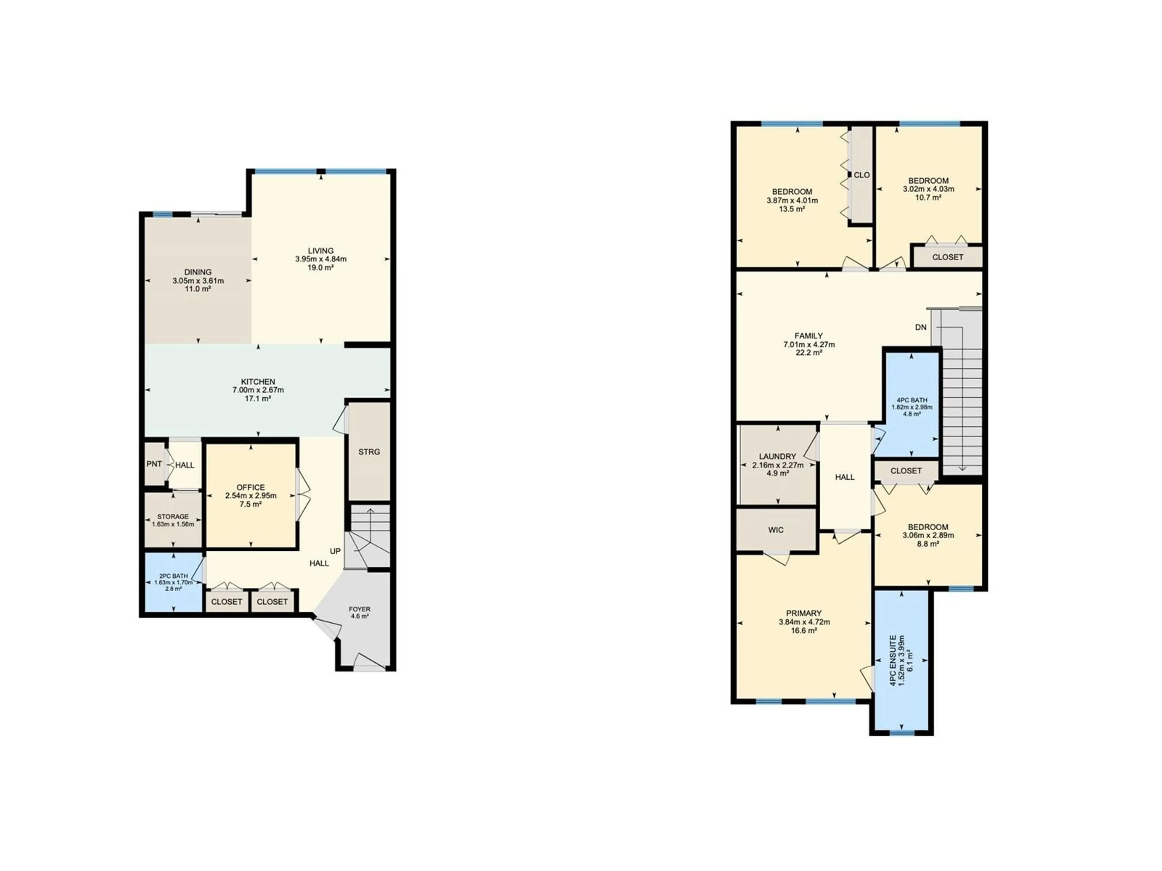 Floor plan for 16720 30 AV SW, Edmonton Alberta T6W5A3