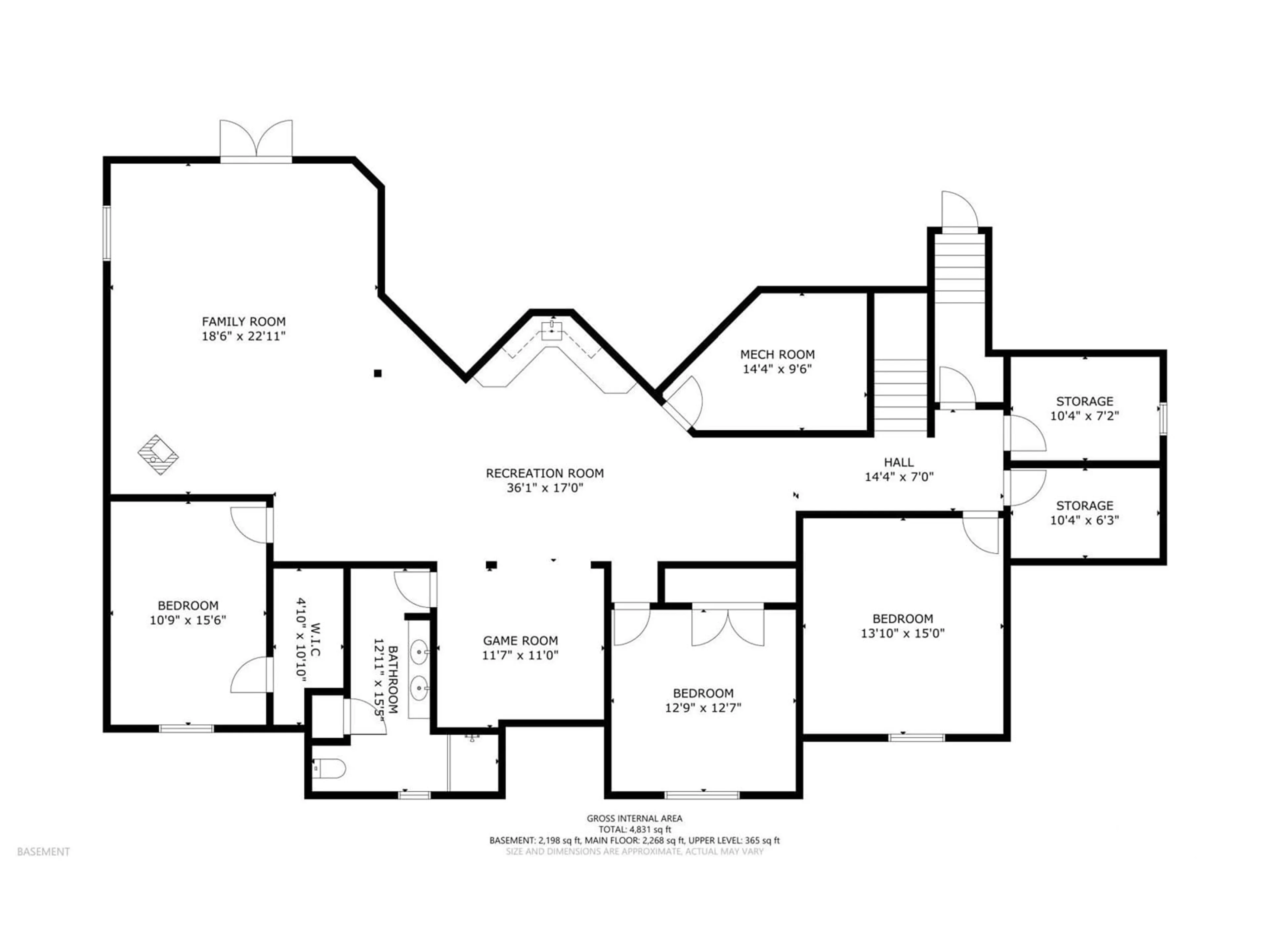 Floor plan for 61016 HWY 897, Rural Bonnyville M.D. Alberta T9M1P3