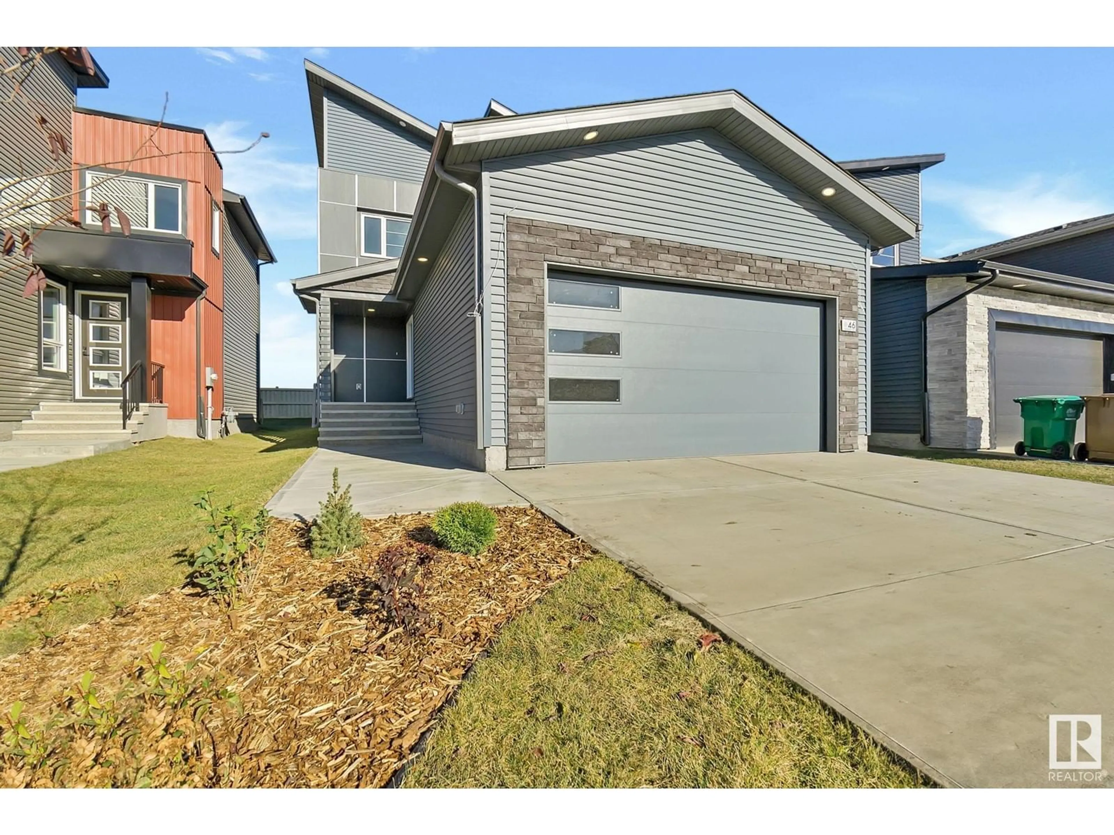 Home with brick exterior material, street for 46 EDGEFIELD WY, St. Albert Alberta T8N8A1