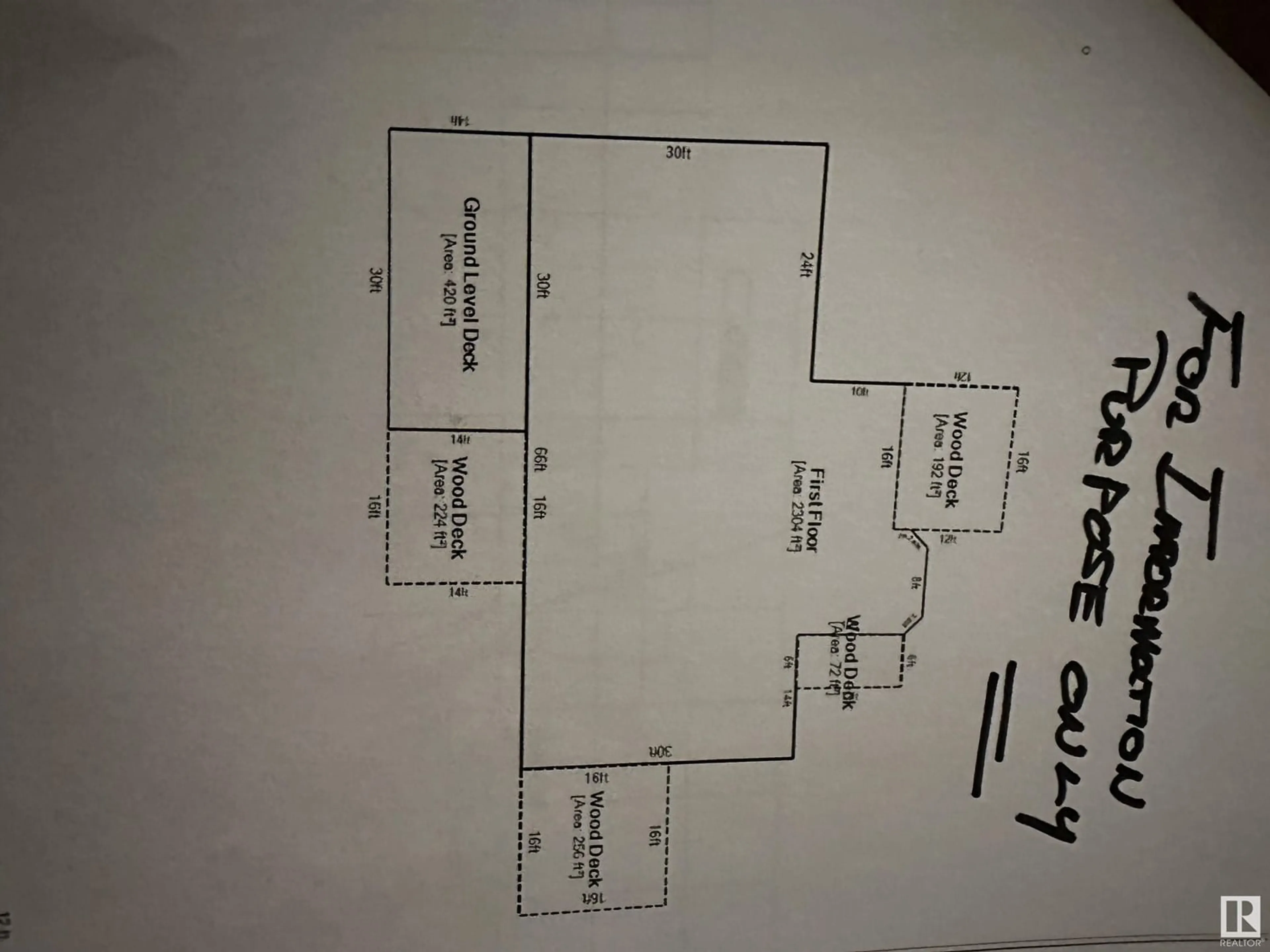 Floor plan for 480030 RGE ROAD 251, Rural Wetaskiwin County Alberta T0C1Z0