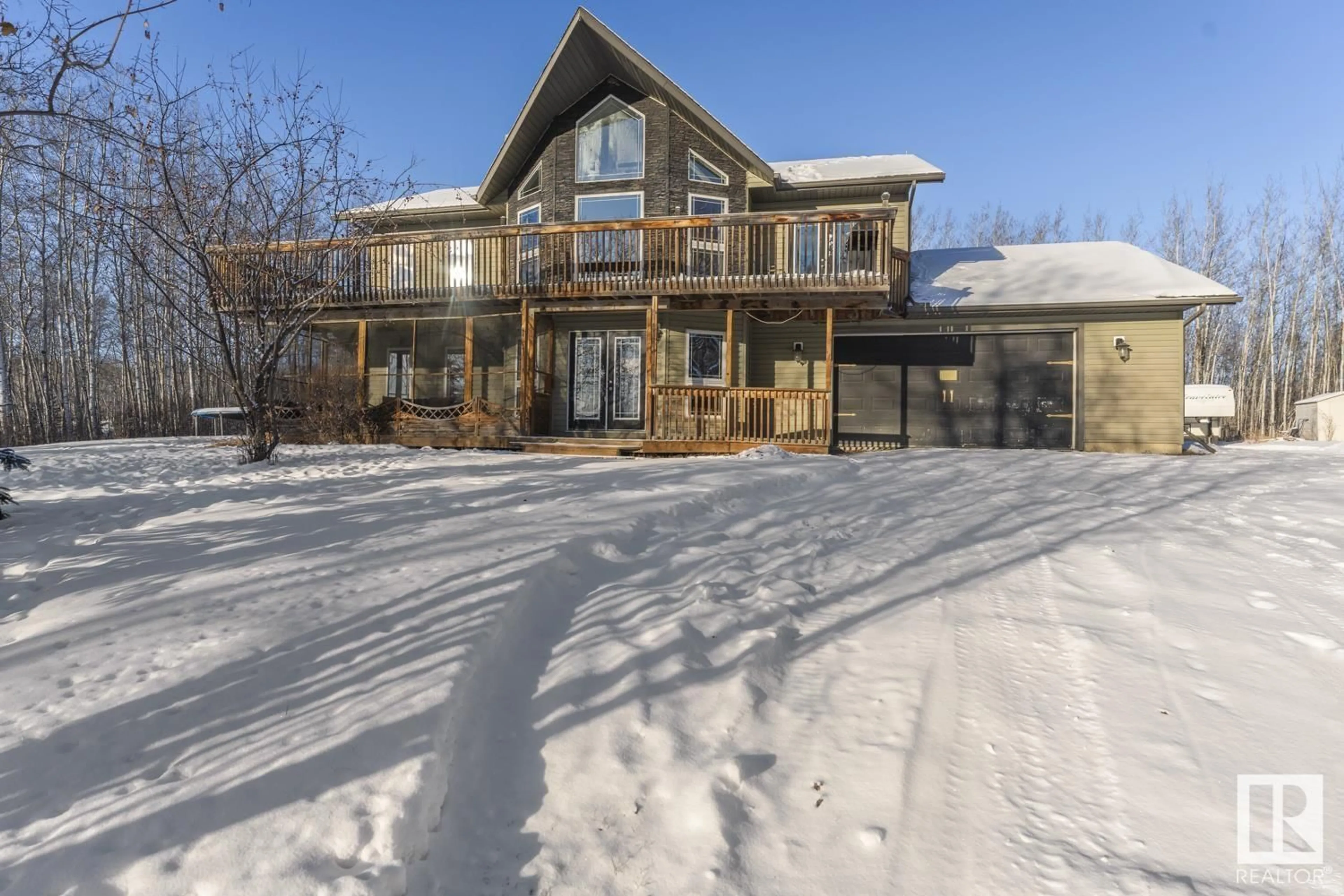 A pic from outside/outdoor area/front of a property/back of a property/a pic from drone, unknown for #17 62331 Rge Rd 411A, Rural Bonnyville M.D. Alberta T0A0T0