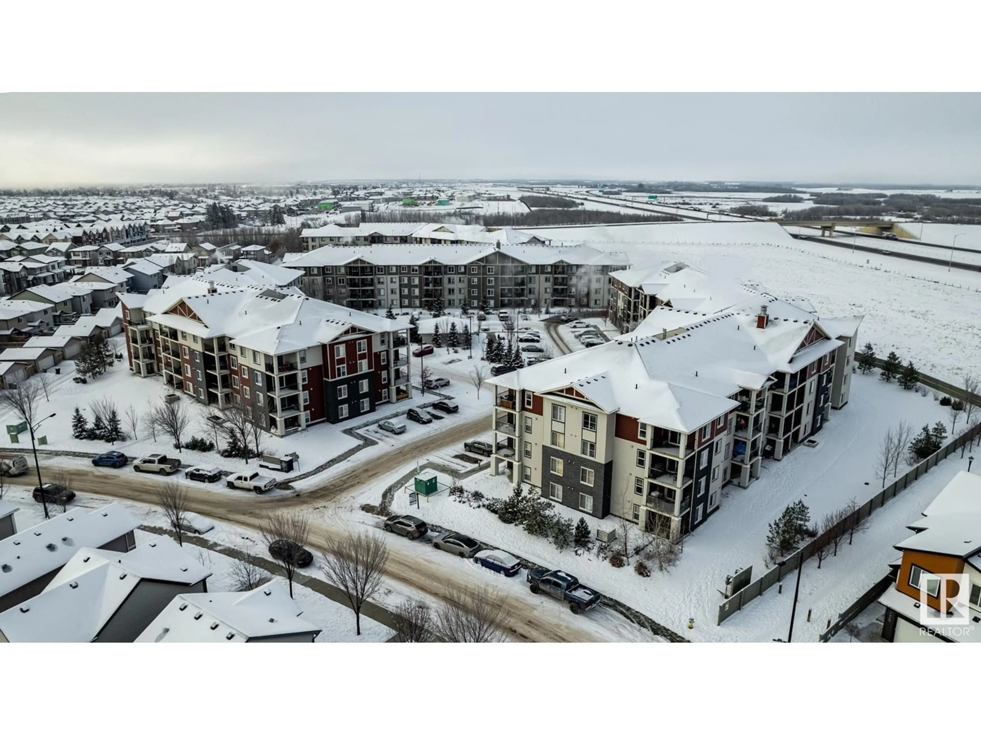 A pic from outside/outdoor area/front of a property/back of a property/a pic from drone, unknown for #122 18126 77 ST NW, Edmonton Alberta T5Z0N7