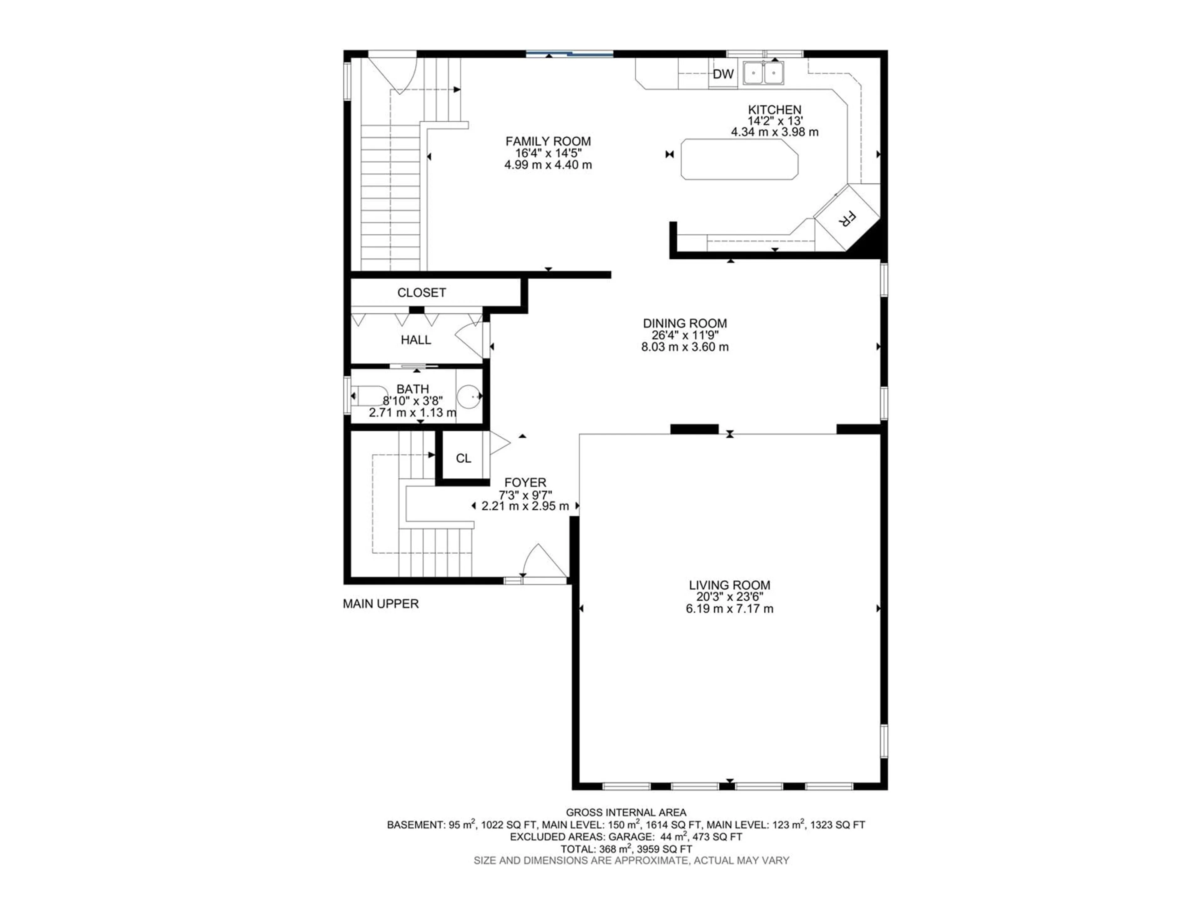 Floor plan for 10503 135 ST NW, Edmonton Alberta T5N2C8