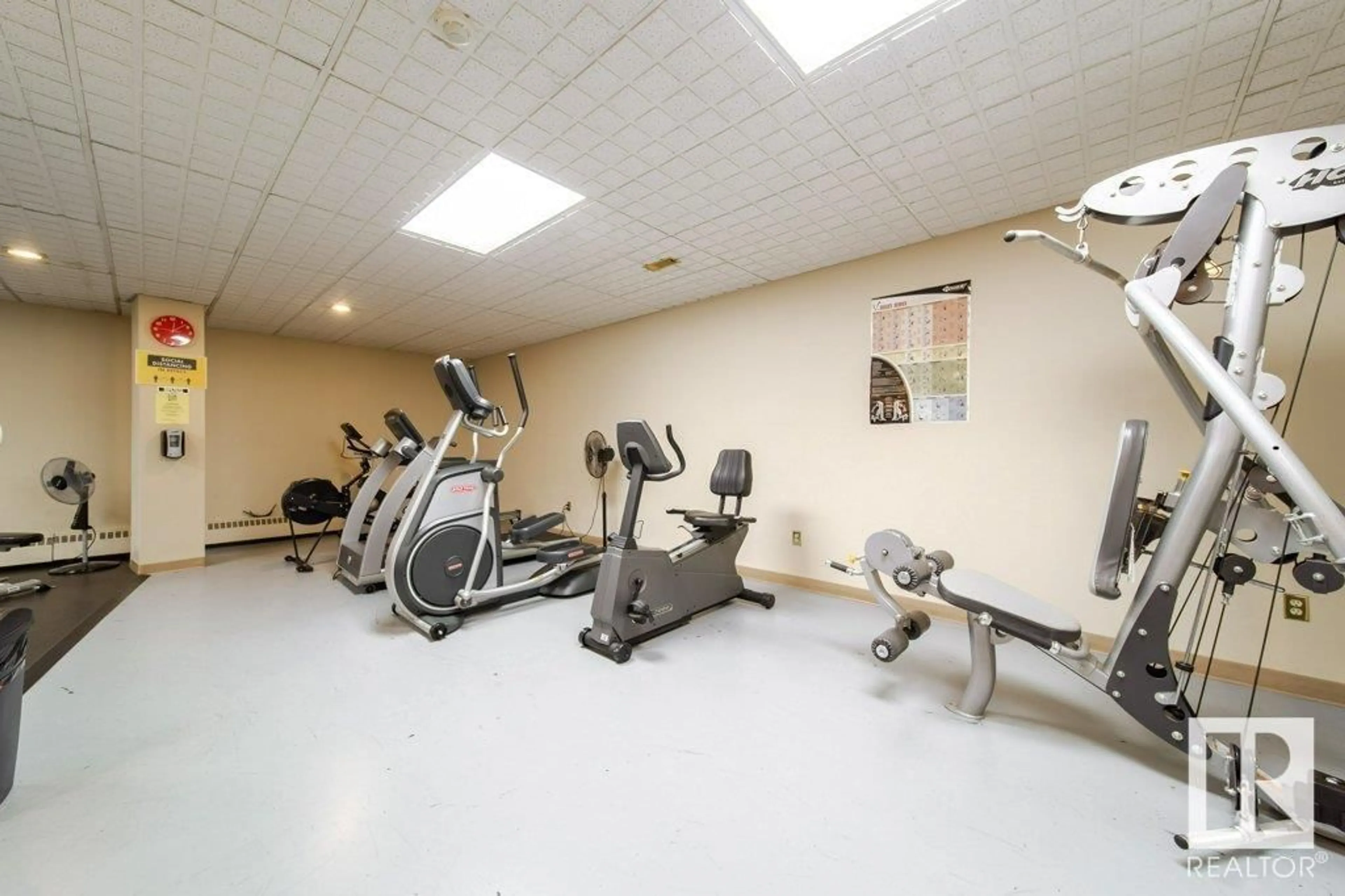 Gym or fitness room for #201 10045 117 ST NW, Edmonton Alberta T5K1W8