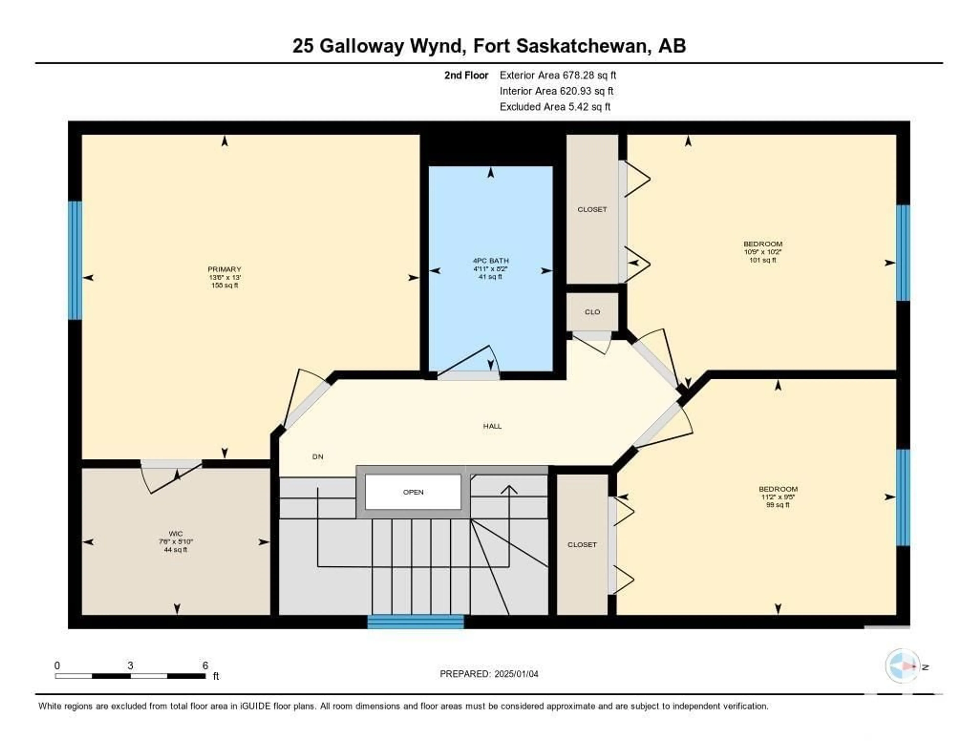 Floor plan for 25 GALLOWAY WD, Fort Saskatchewan Alberta T8L0A3