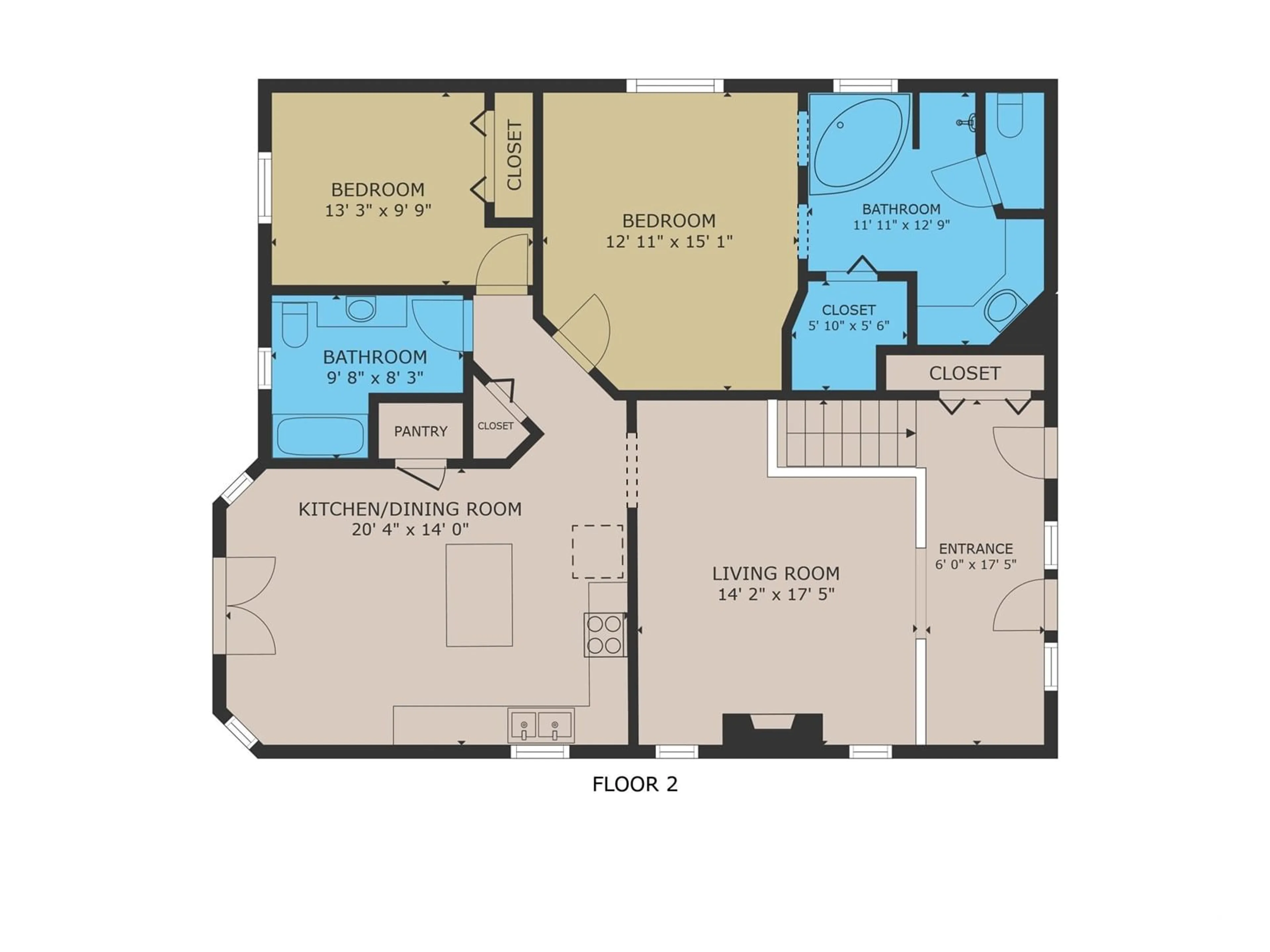 Floor plan for 4836 47 AV, Chipman Alberta T0B0W0