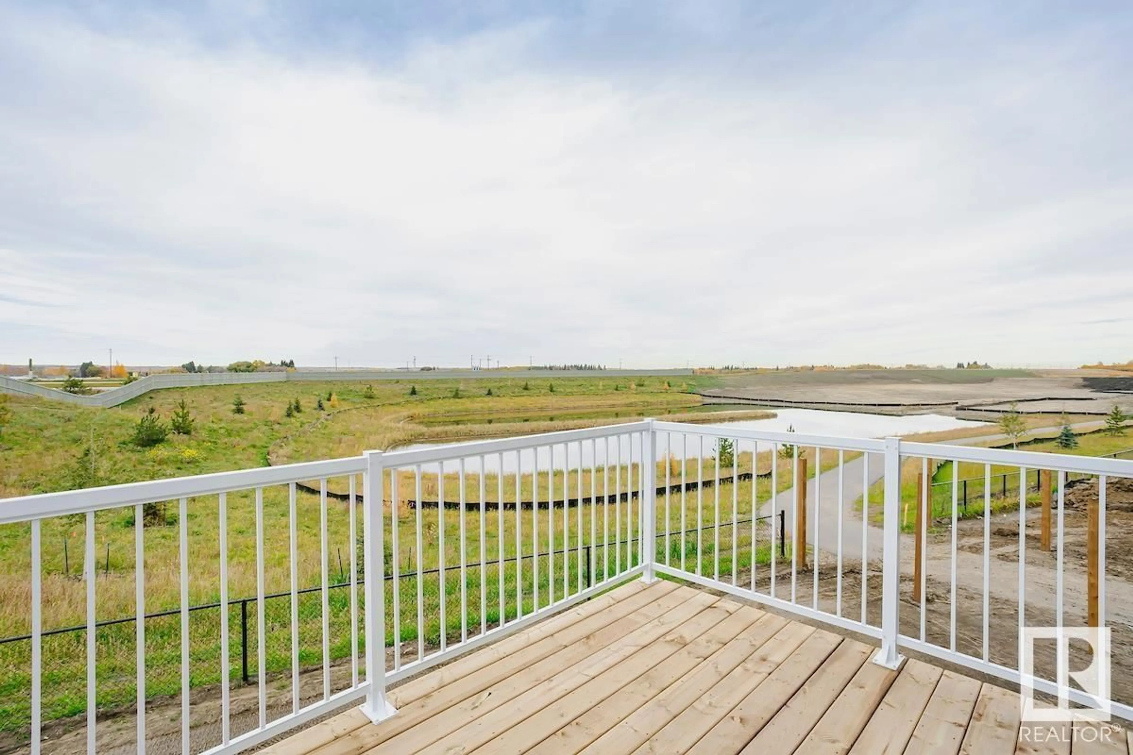 Patio, water/lake/river/ocean view for 19 GAMBEL LO, Spruce Grove Alberta T7X0Y5