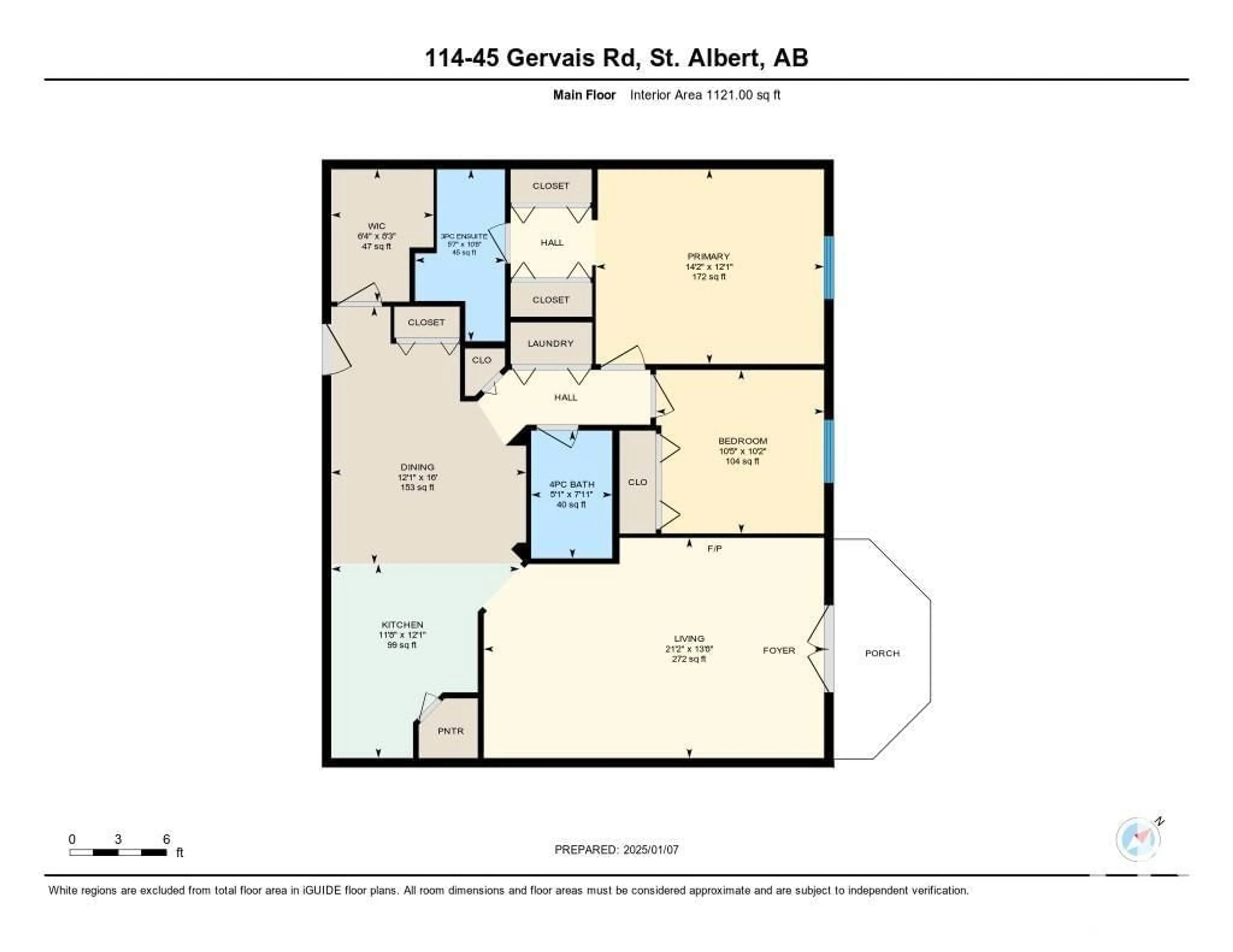 Floor plan for #114 45 GERVAIS RD, St. Albert Alberta T8N6H7