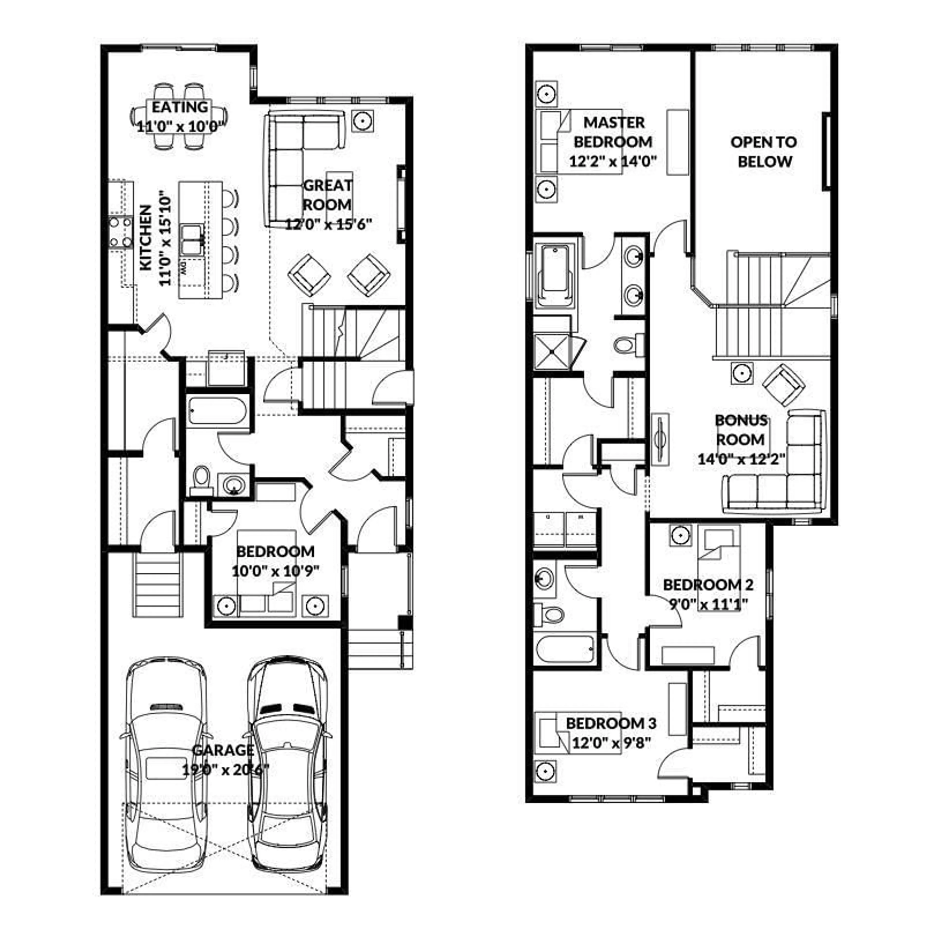 Floor plan for NW - 2235 194 ST, Edmonton Alberta T6M3B6