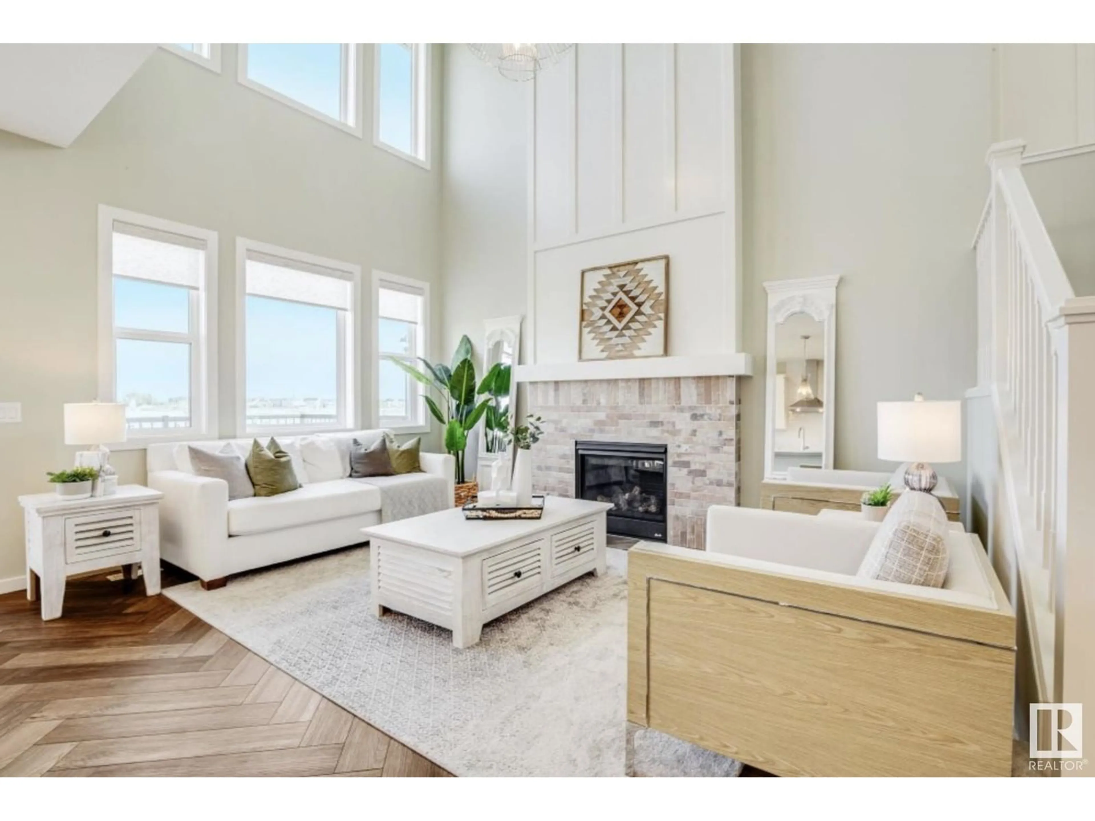 Living room with furniture, unknown for NW - 2235 194 ST, Edmonton Alberta T6M3B6