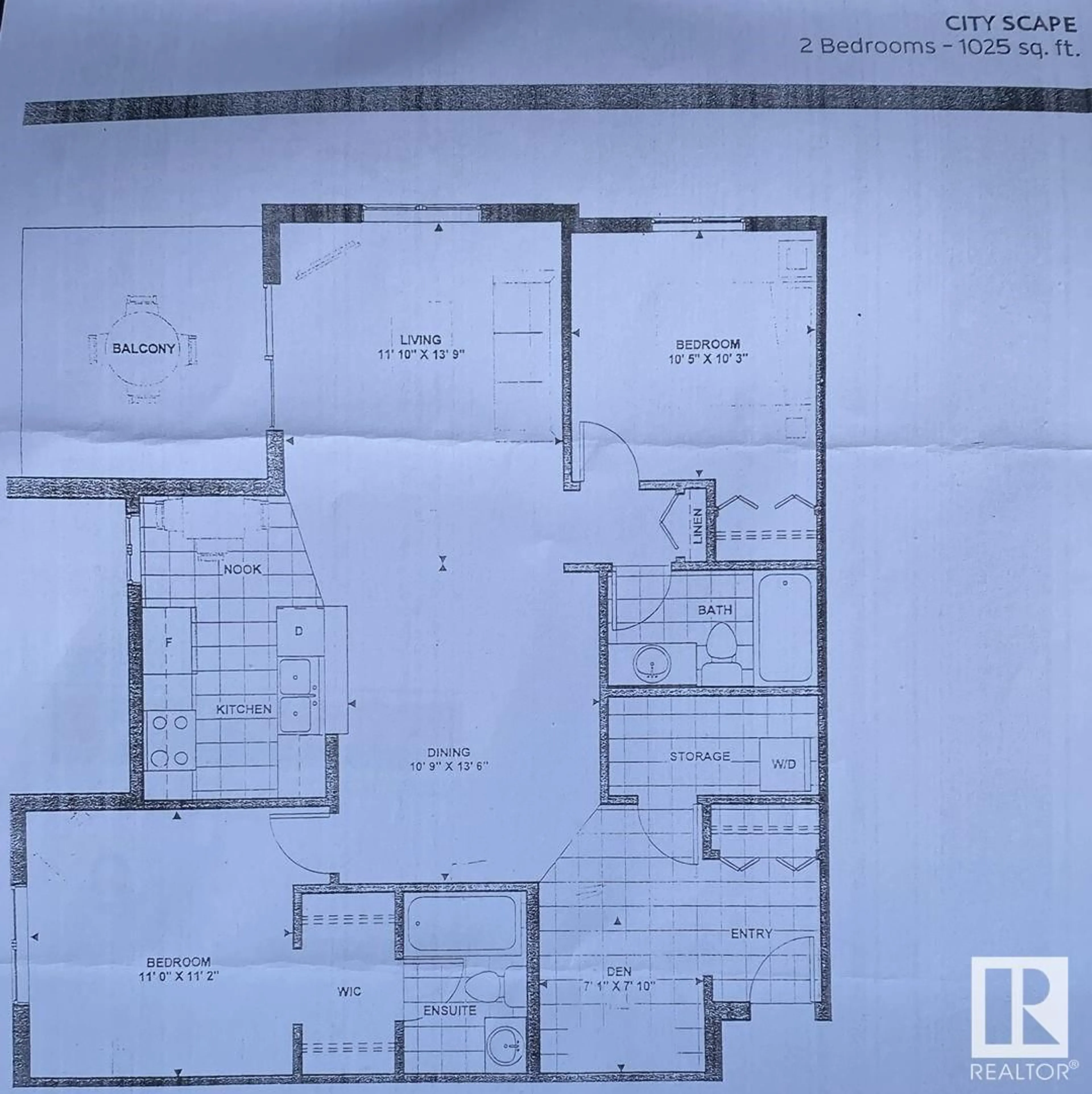 Floor plan for #319 11803 22 AV SW, Edmonton Alberta T6W2R9