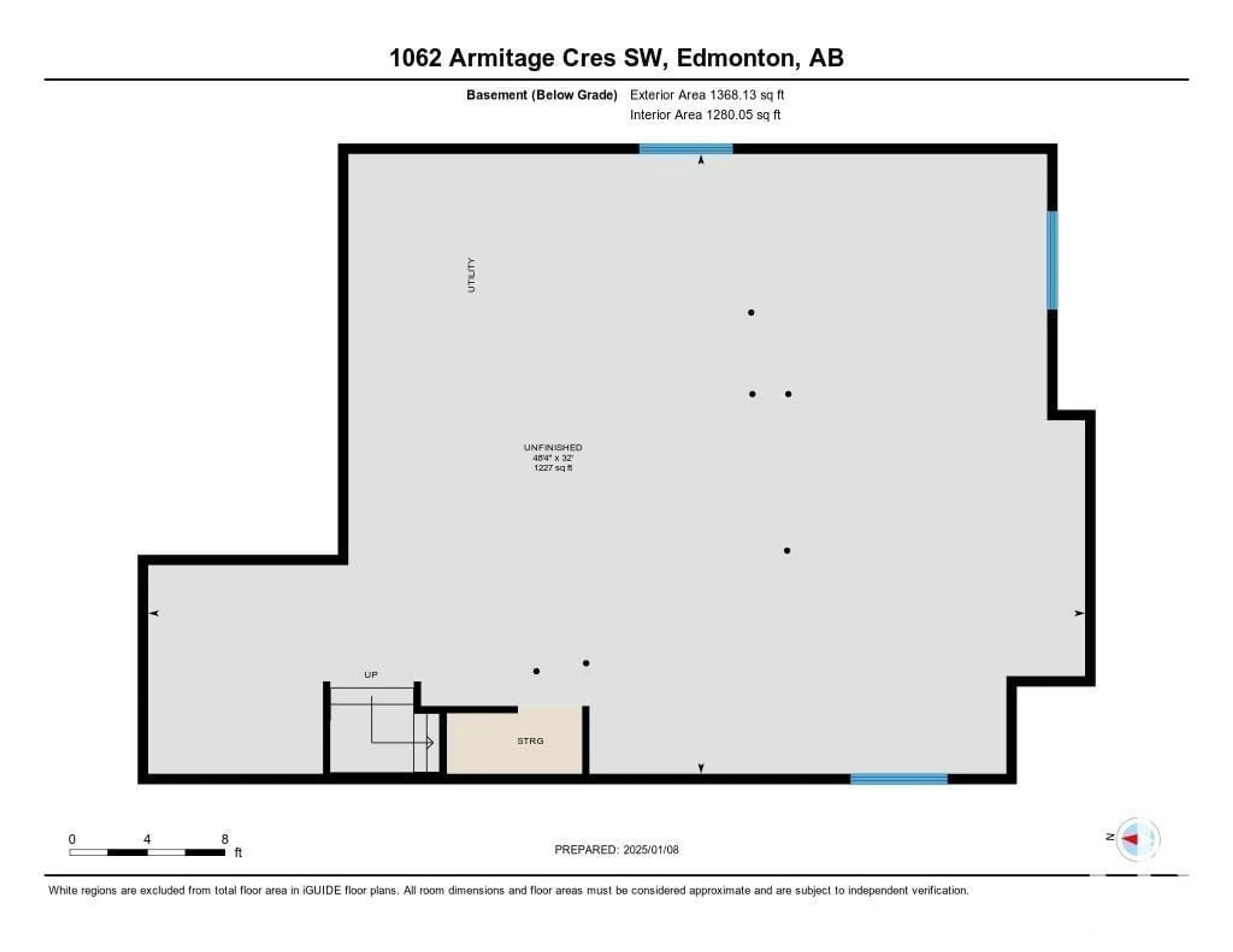 Floor plan for 1062 ARMITAGE CR SW, Edmonton Alberta T6W0K3