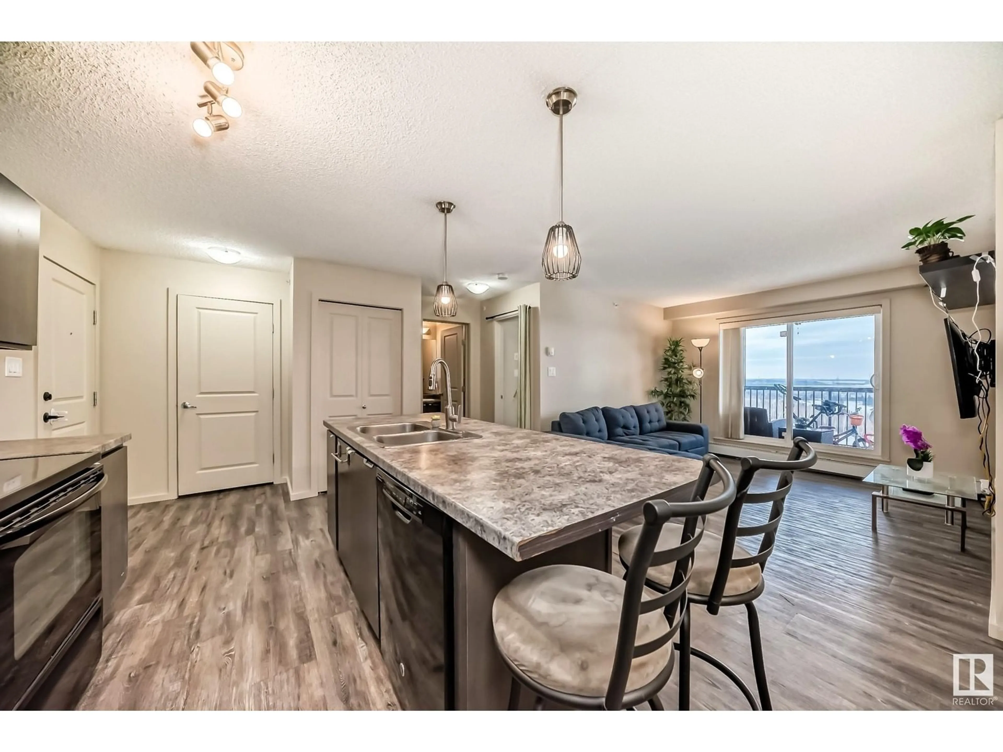 Open concept kitchen, unknown for #461 1196 HYNDMAN RD NW, Edmonton Alberta T5A0P8