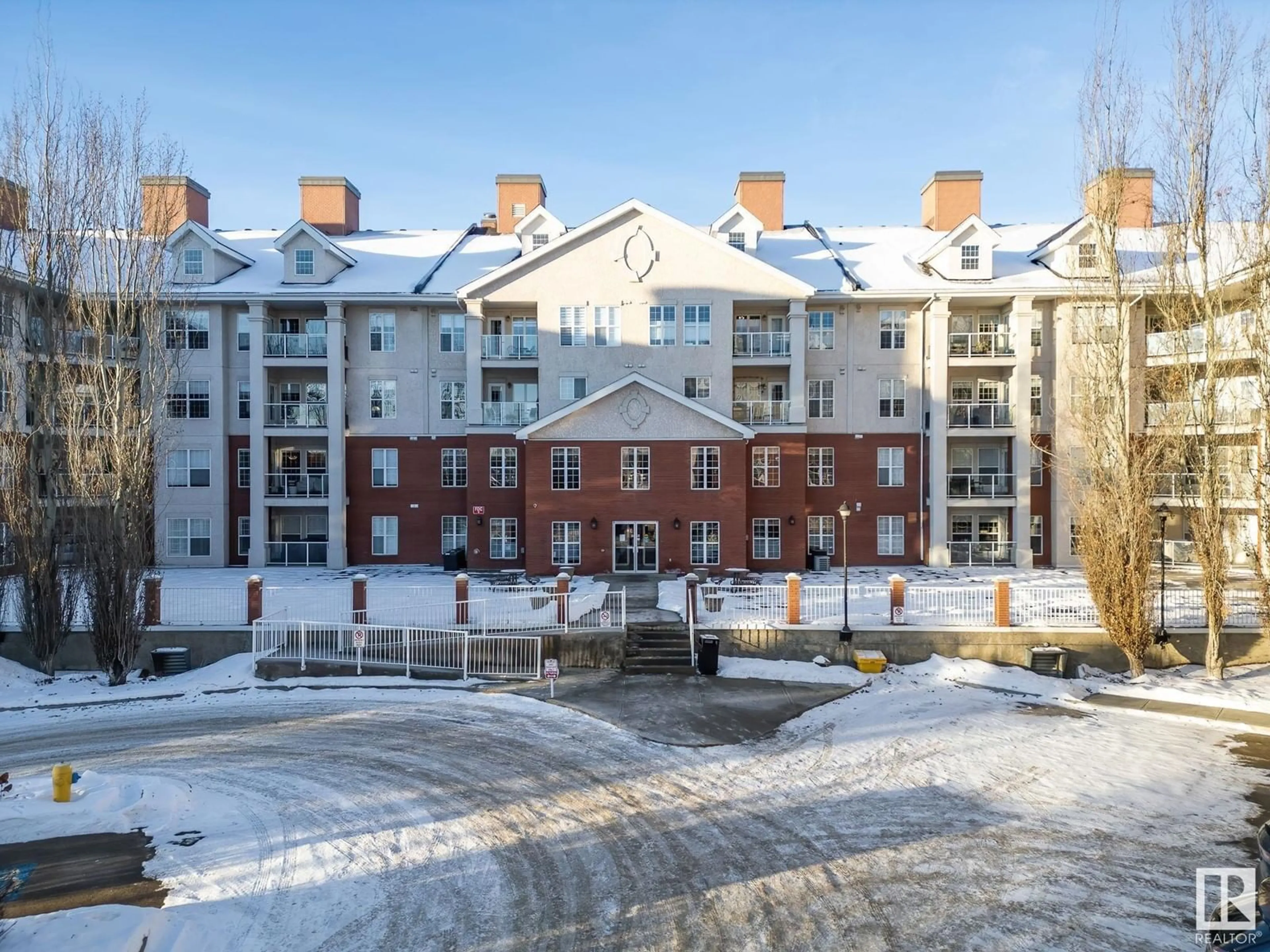 A pic from outside/outdoor area/front of a property/back of a property/a pic from drone, city buildings view from balcony for #127 45 Inglewood DR, St. Albert Alberta T8N0B6