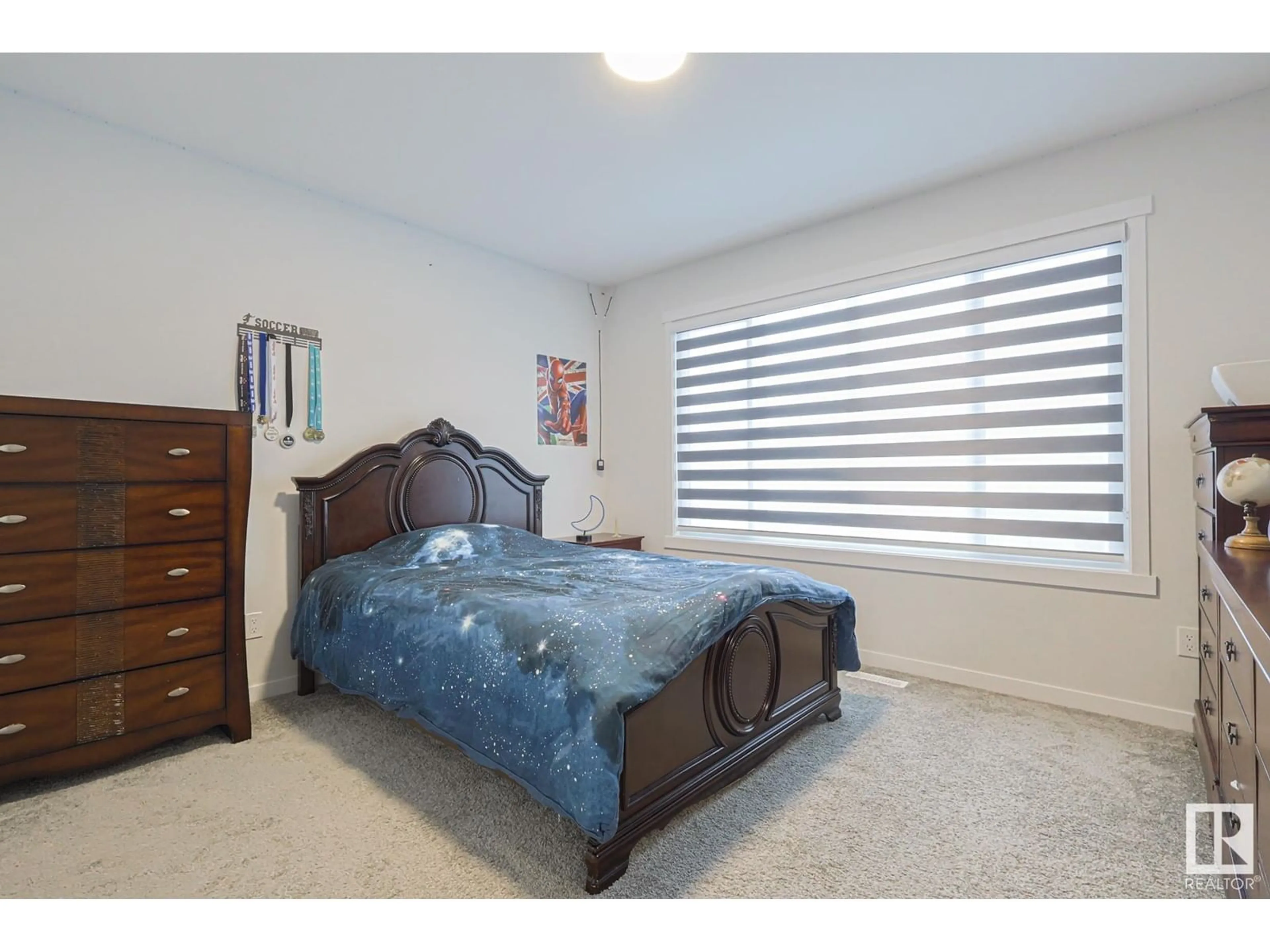 Bedroom with bed, unknown for 15824 30 AV SW SW, Edmonton Alberta T8B1C9