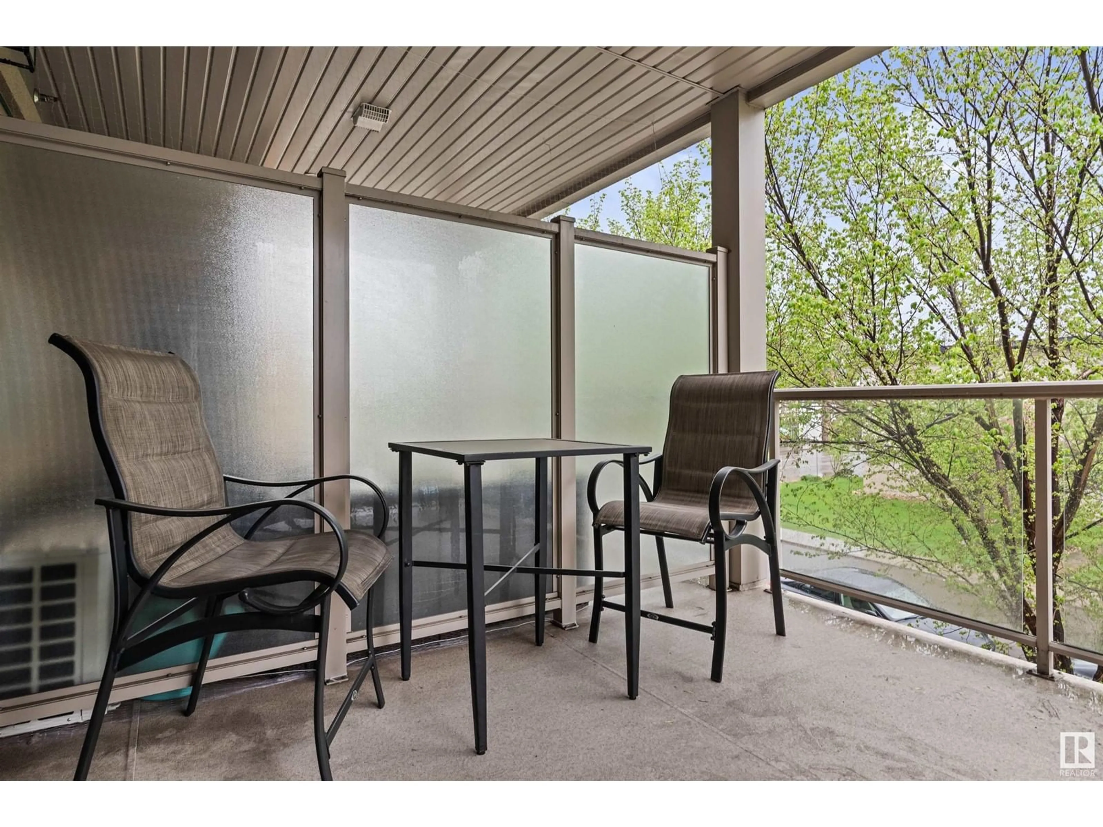 Patio, water/lake/river/ocean view for #206 8515 99 ST NW, Edmonton Alberta T9E1G9