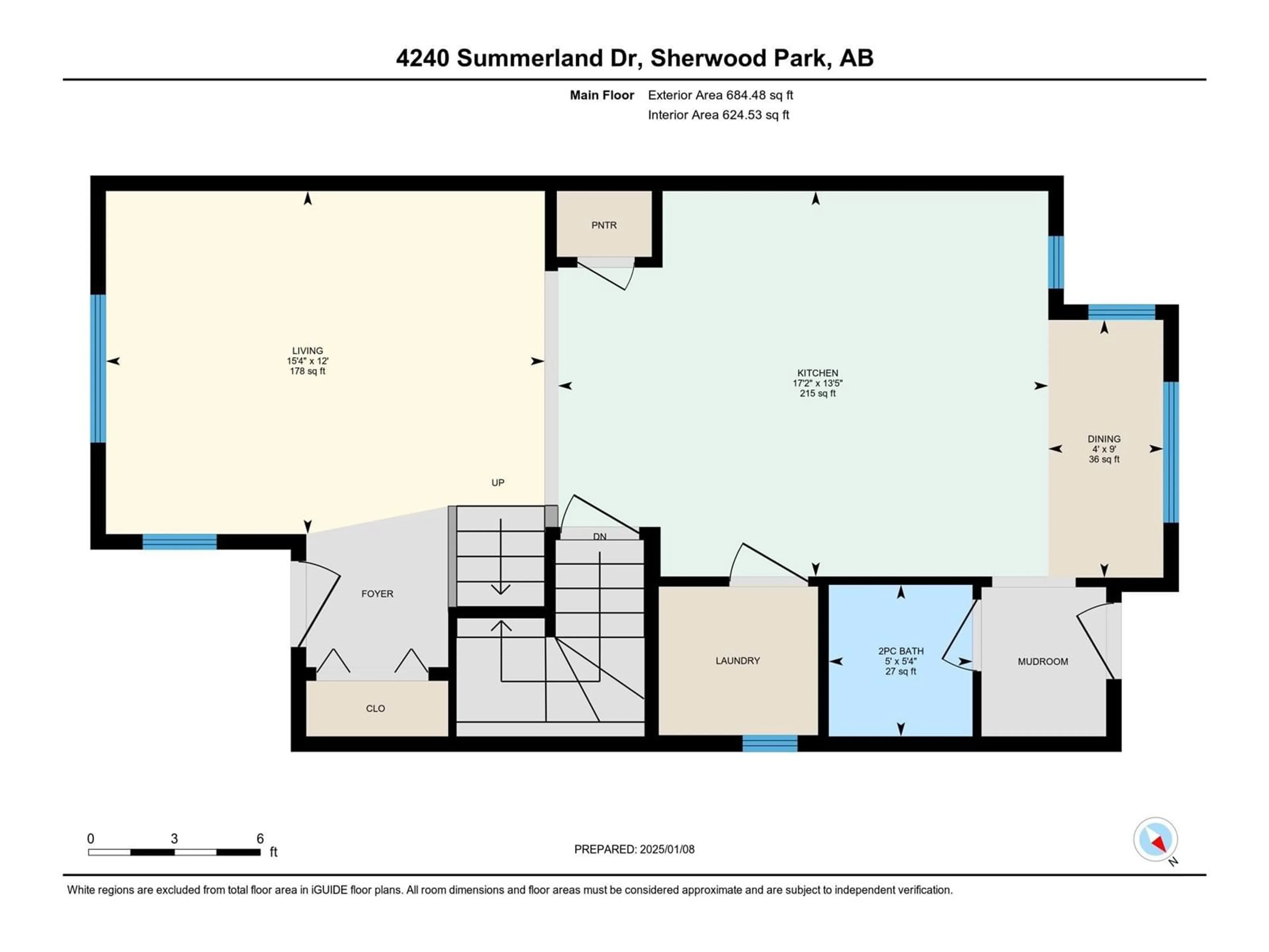 Floor plan for 4240 SUMMERLAND DR, Sherwood Park Alberta T8H0K3