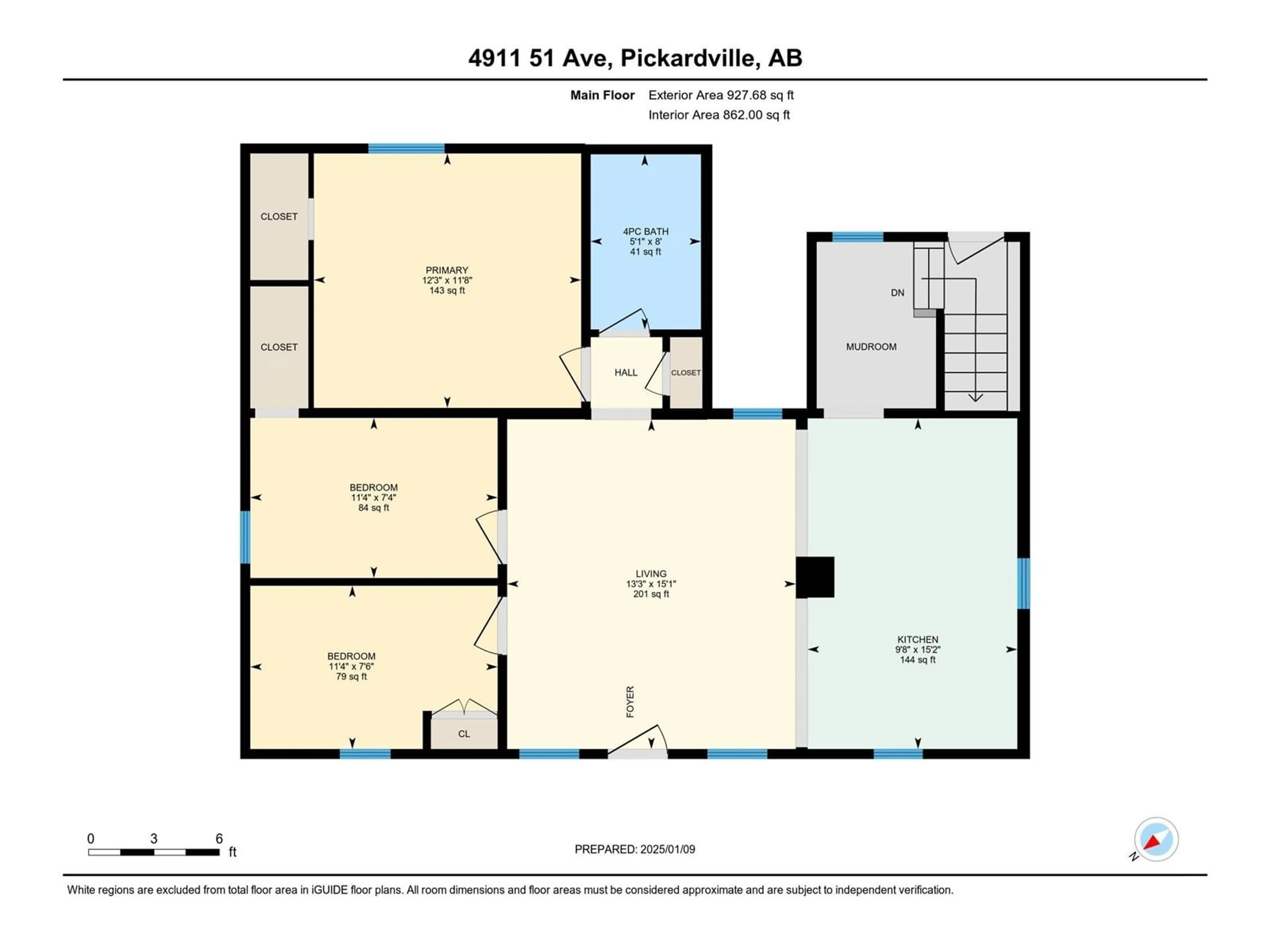 Floor plan for 4911 51 AV, Pickardville Alberta T0G1W0