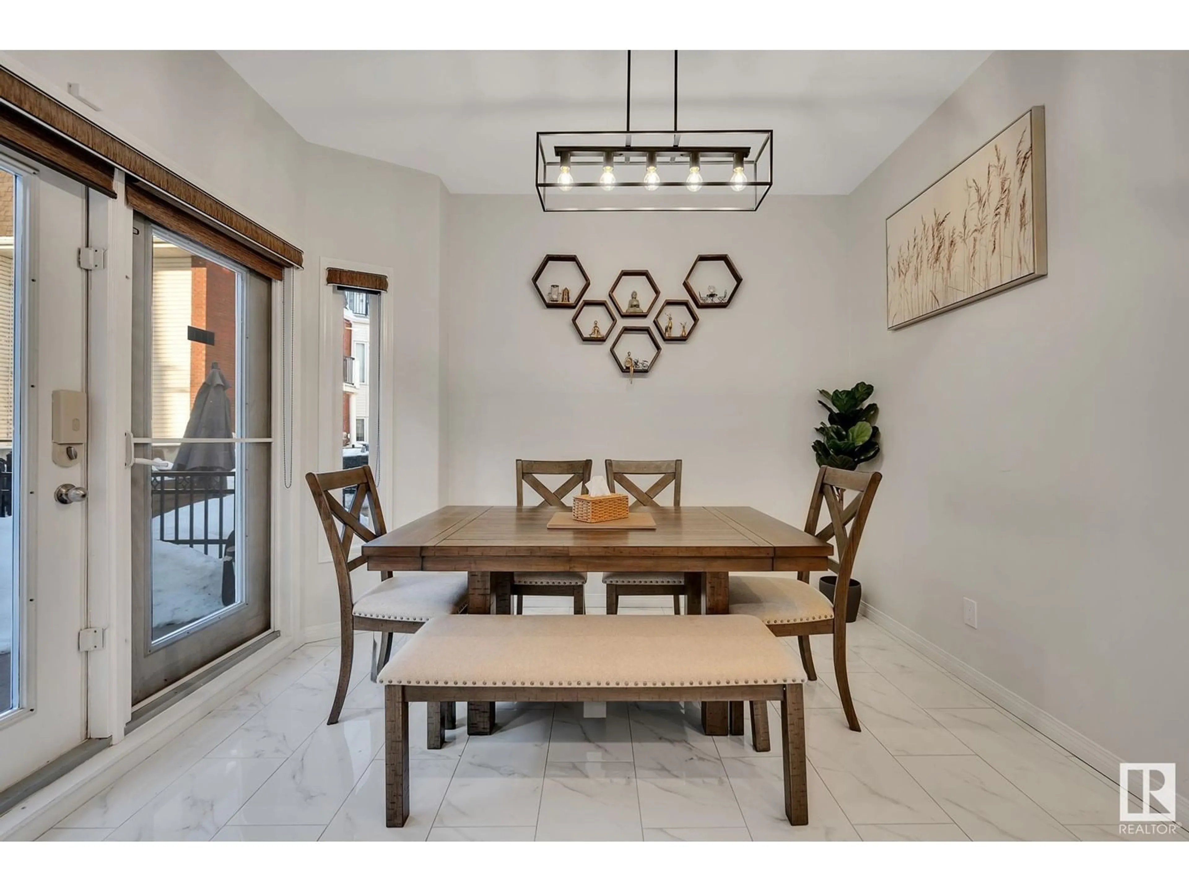 Dining room, ceramic/tile floor for 9211 98 ave NW, Edmonton Alberta T6C2C5