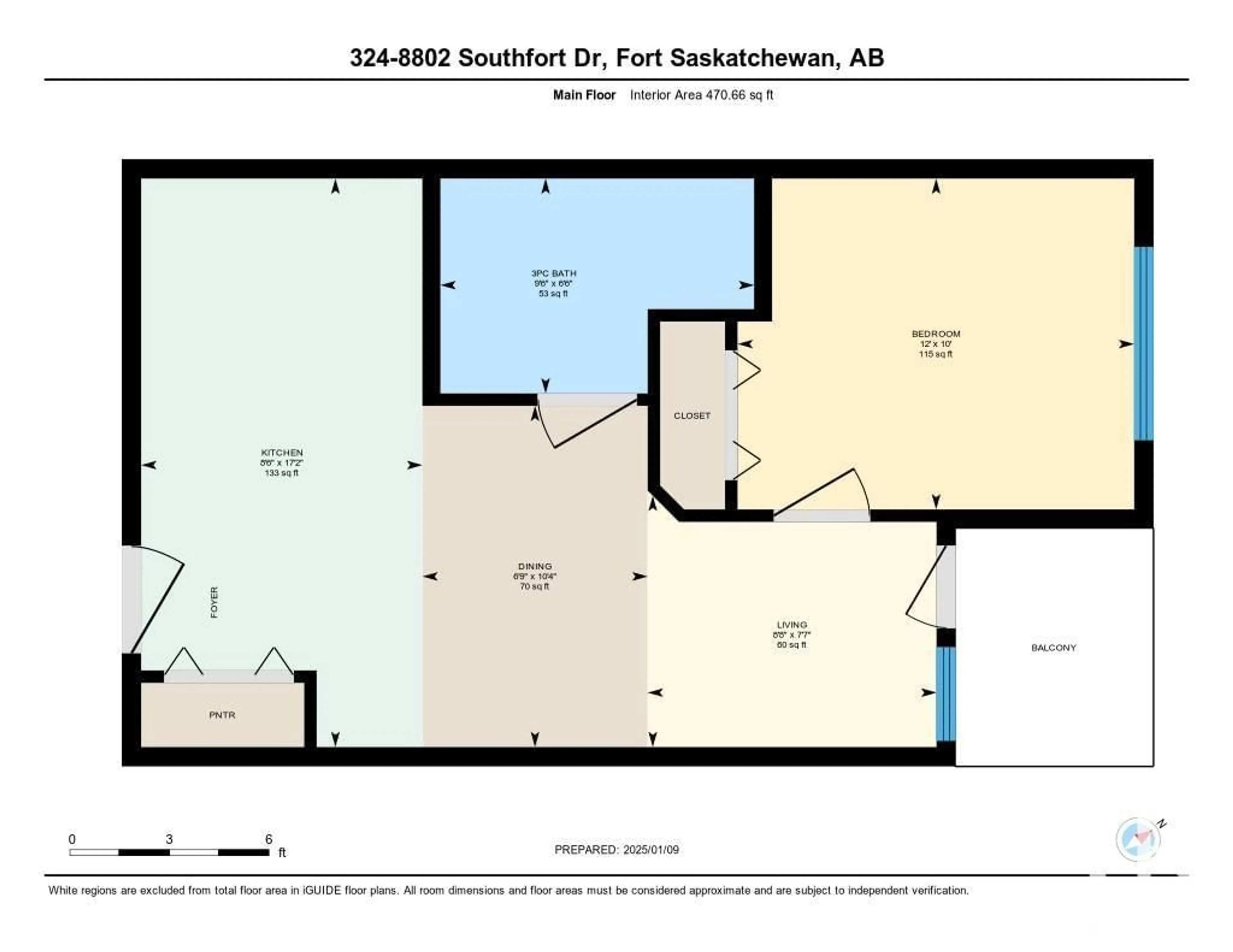 Floor plan for #324 8802 SOUTHFORT DR, Fort Saskatchewan Alberta T8L4R6