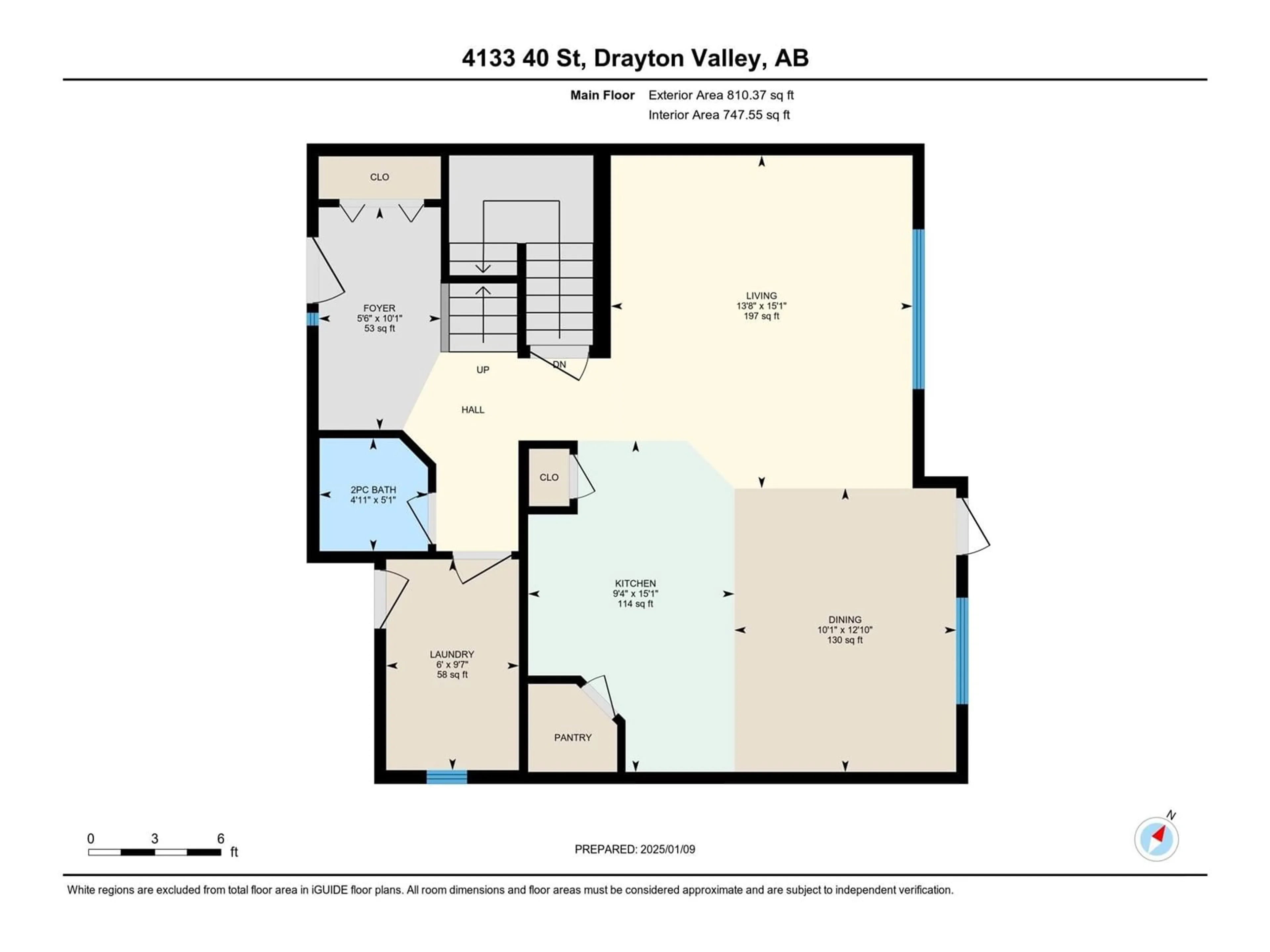 Floor plan for 4133 40 Street, Drayton Valley Alberta T7A0B5