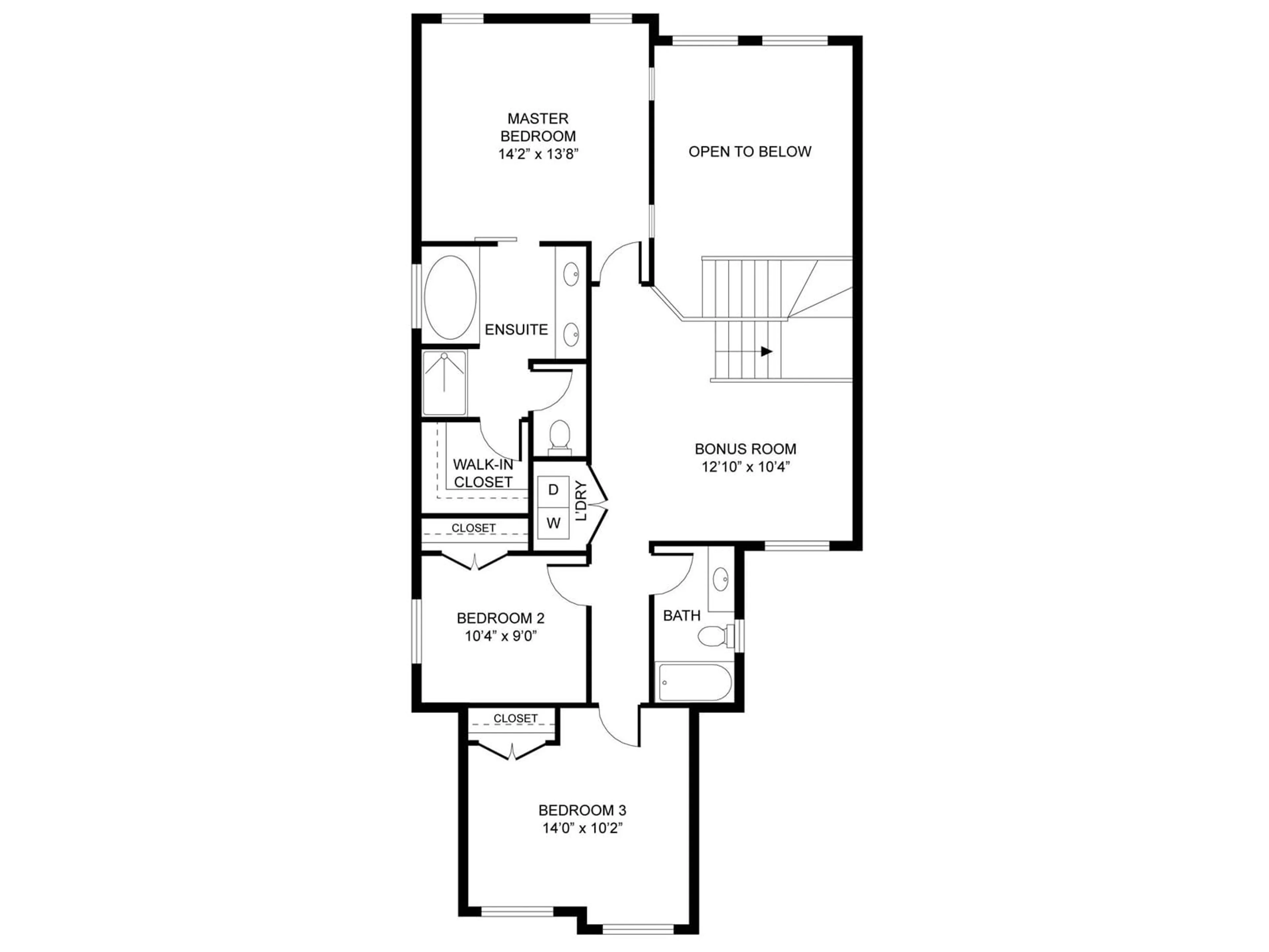 Floor plan for 113 Edgefield WY, St. Albert Alberta T8T1R8