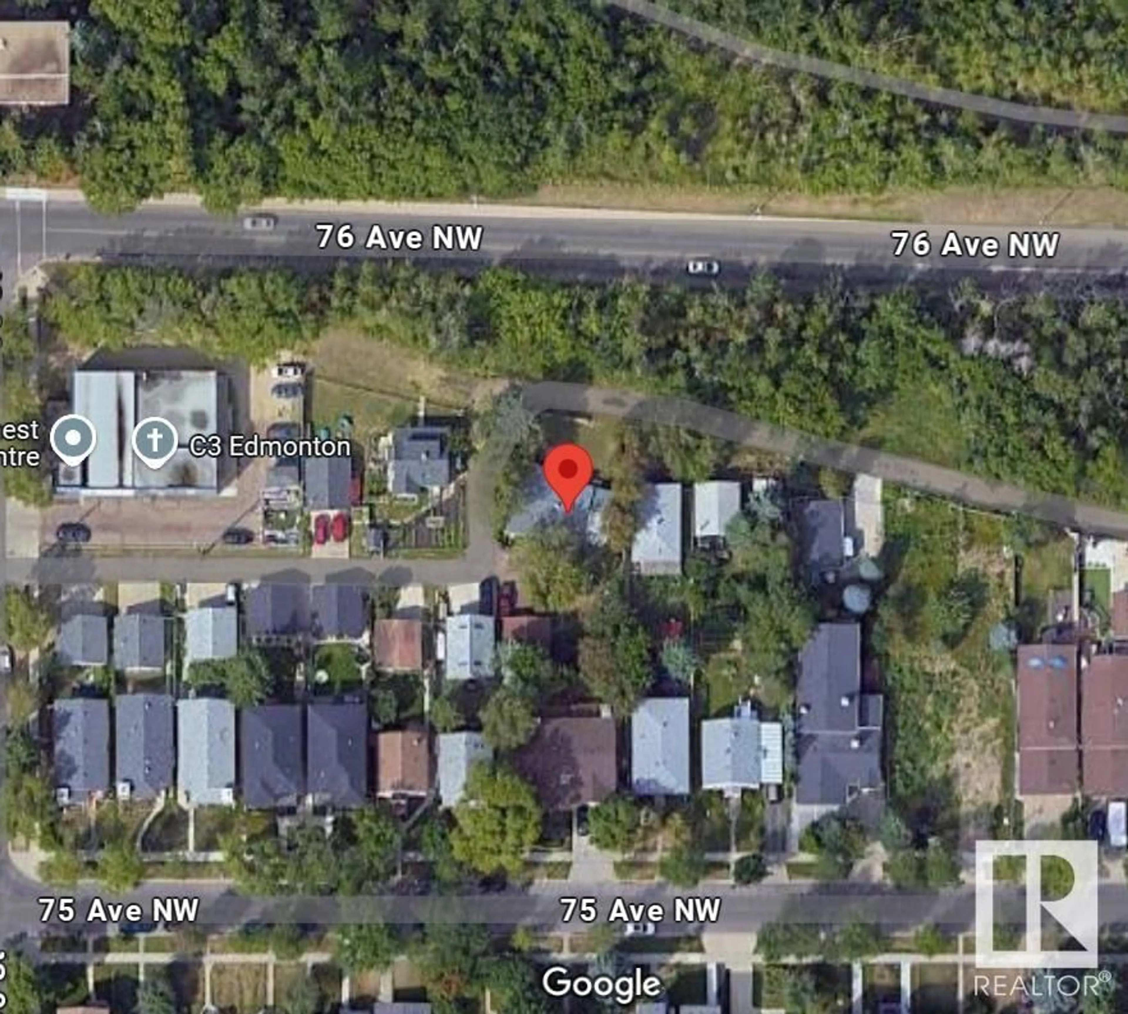 Picture of a map for 9335 76 AV NW, Edmonton Alberta T6C0J8