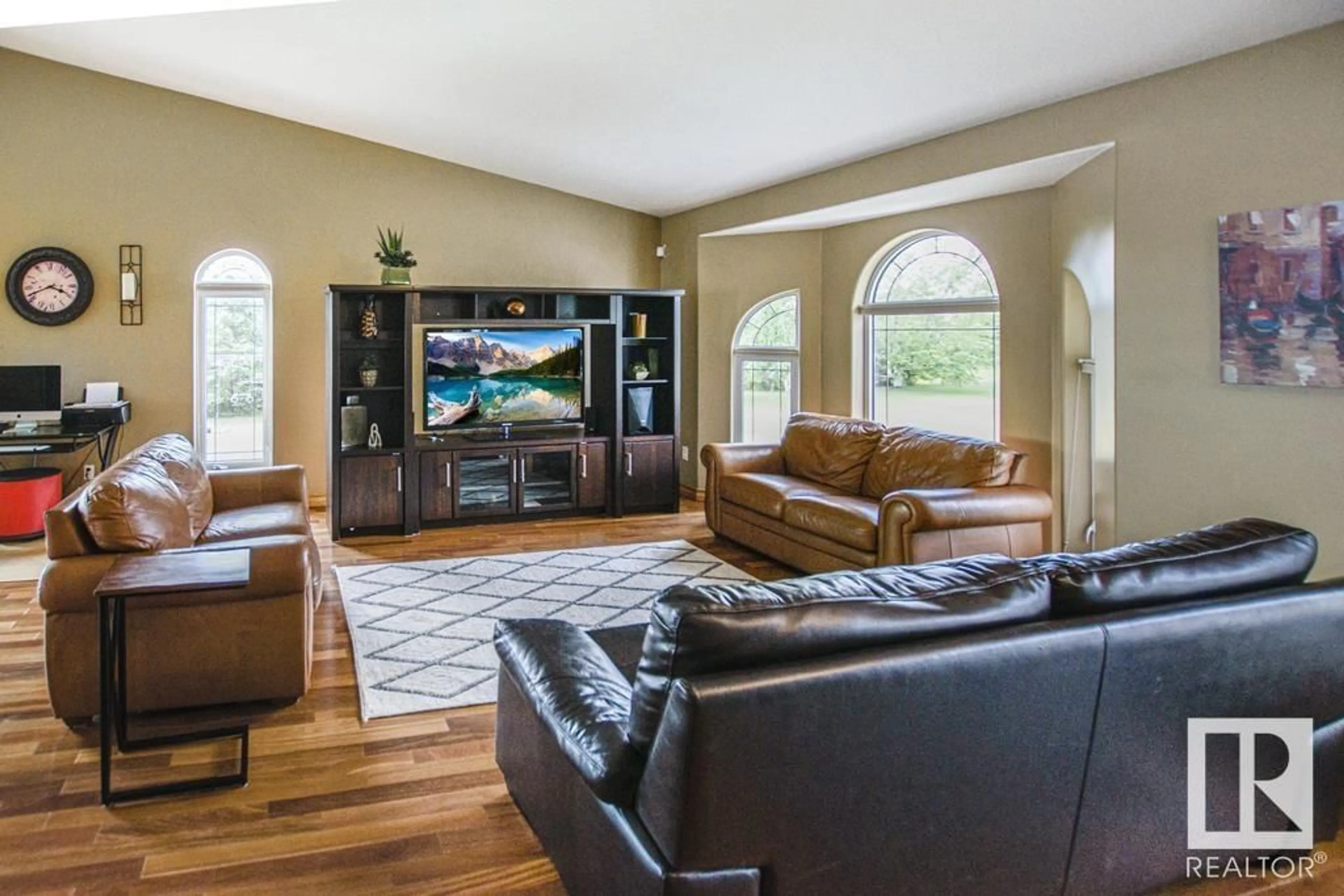 Living room with furniture, unknown for 19B 61209A Rge Rd 454, Rural Bonnyville M.D. Alberta T9N2G3