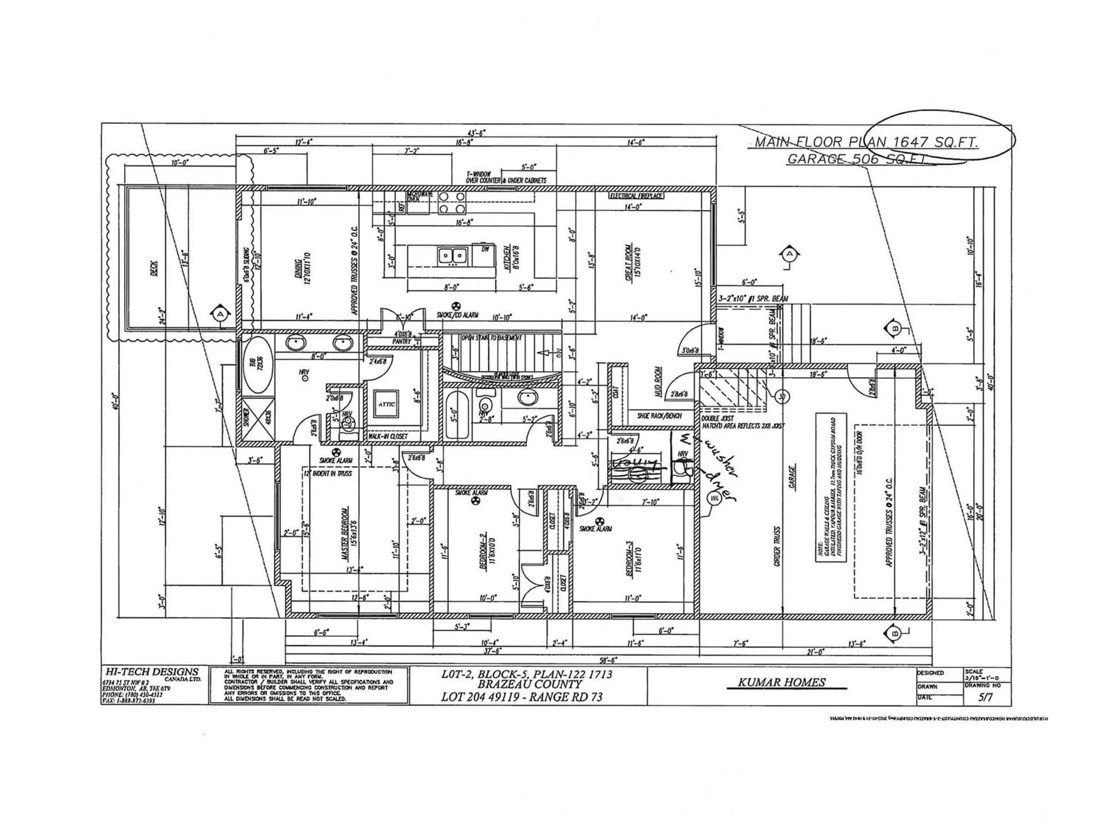 Floor plan for 204 - 49119 RR 73, Rural Brazeau County Alberta T7A0B9